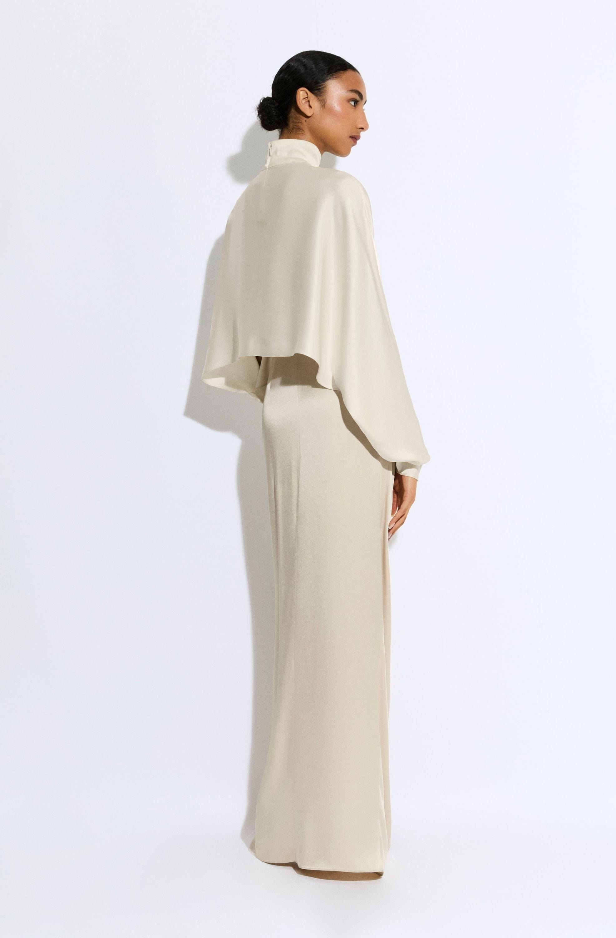 Satin Wrap Maxi Skirt - LAPOINTE