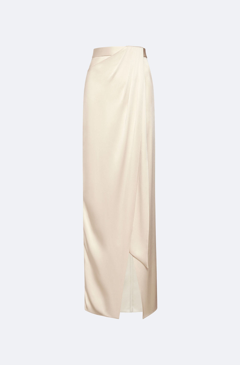 Satin Wrap Maxi Skirt - LAPOINTE