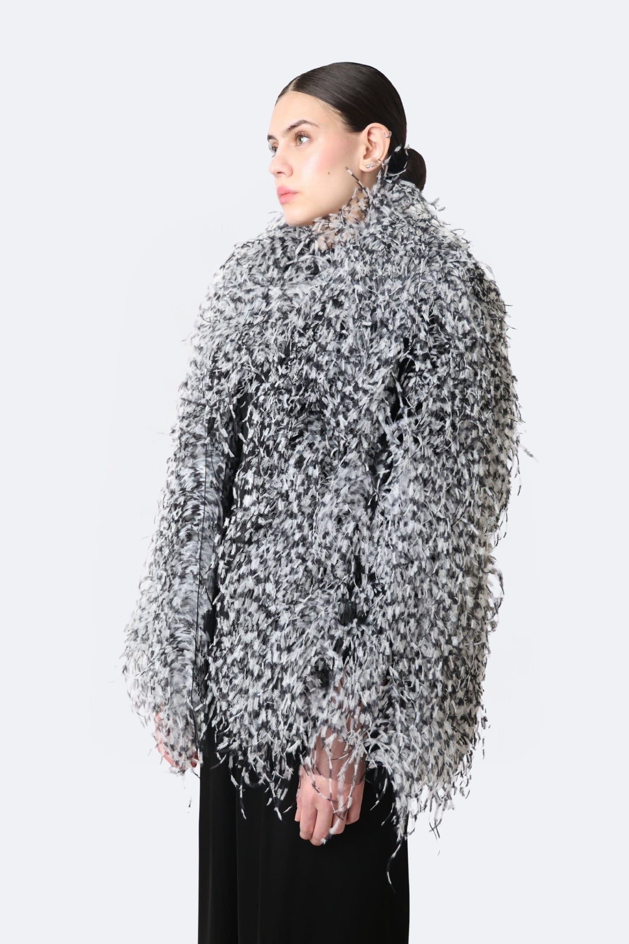 Marbled Feathers Jacket - LAPOINTE