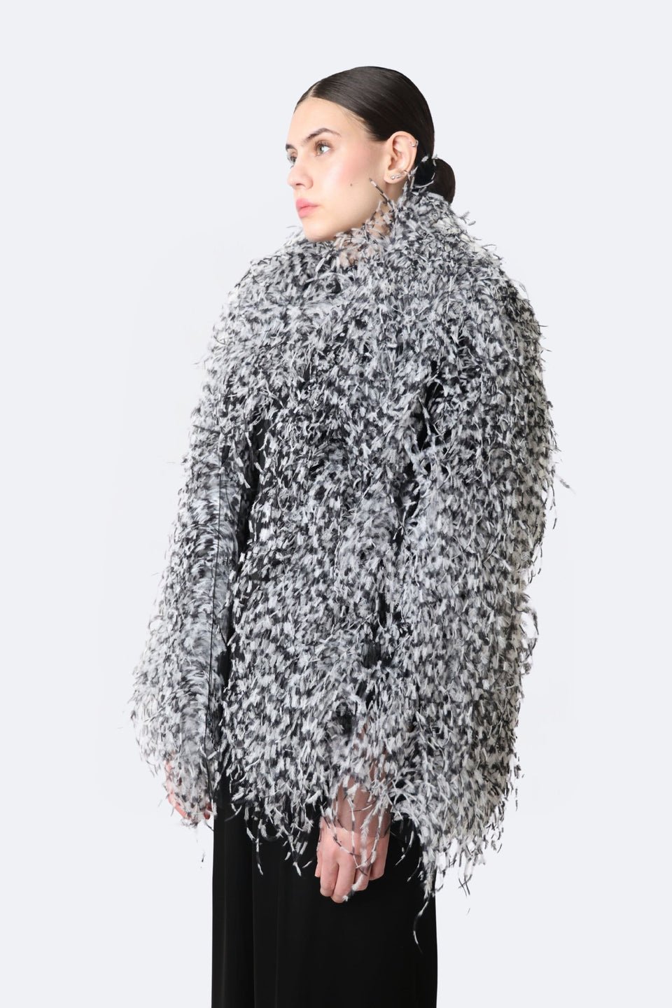 Marbled Feathers Jacket - LAPOINTE