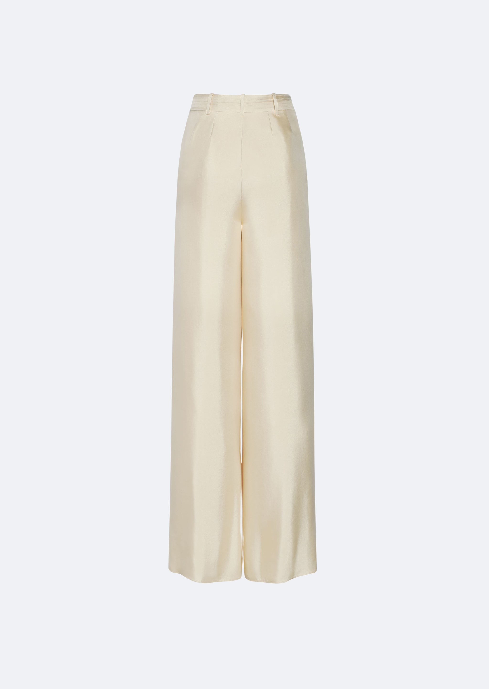 Silky Twill Wide Leg Pant