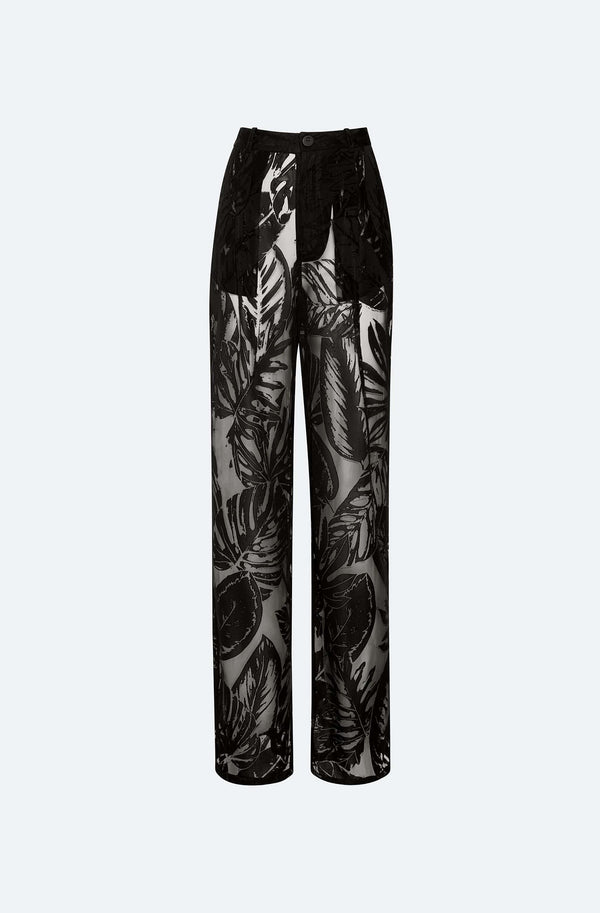 Burnout Jersey Relaxed Pleated Pant - LAPOINTE