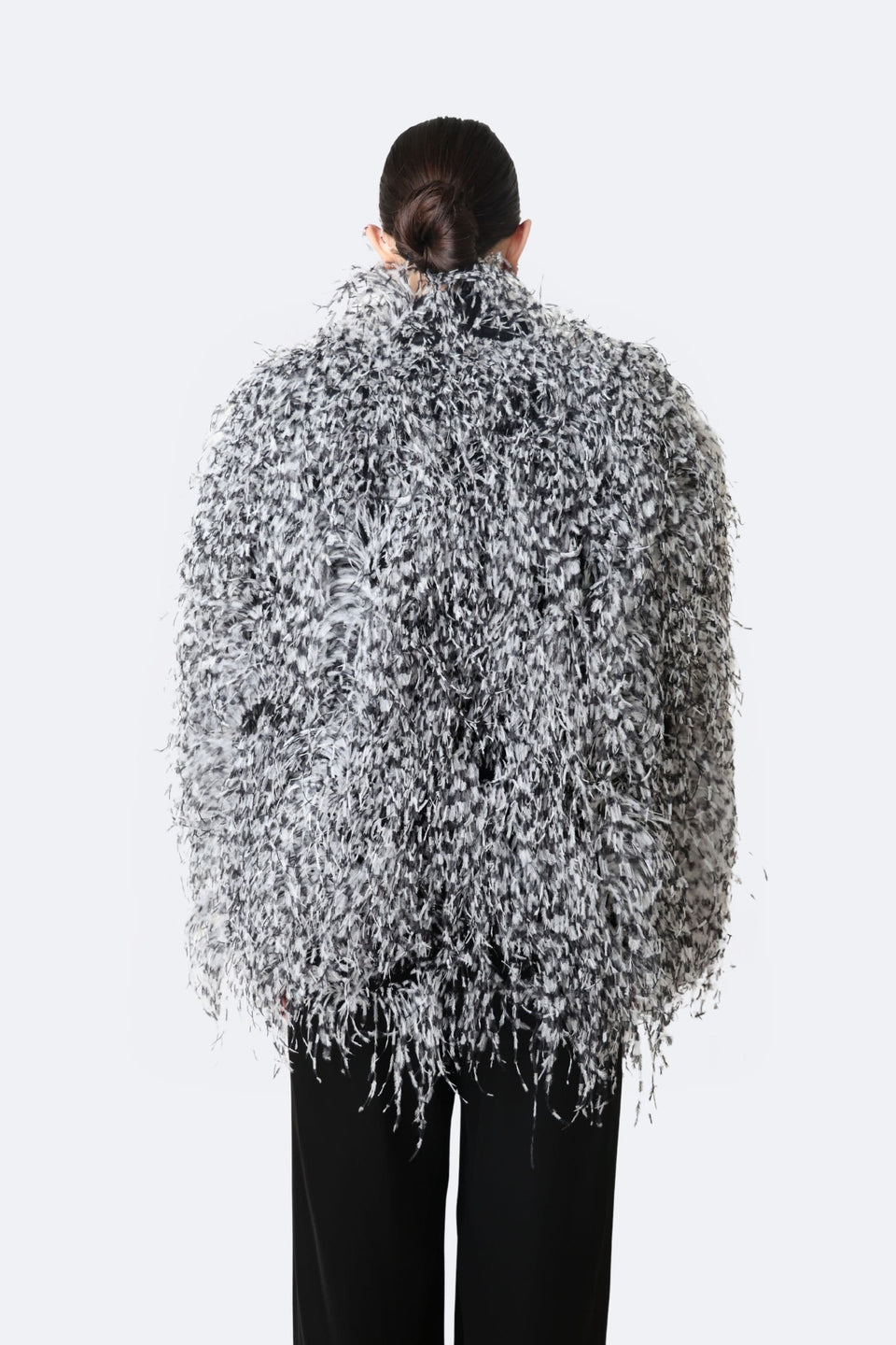 Marbled Feathers Jacket - LAPOINTE