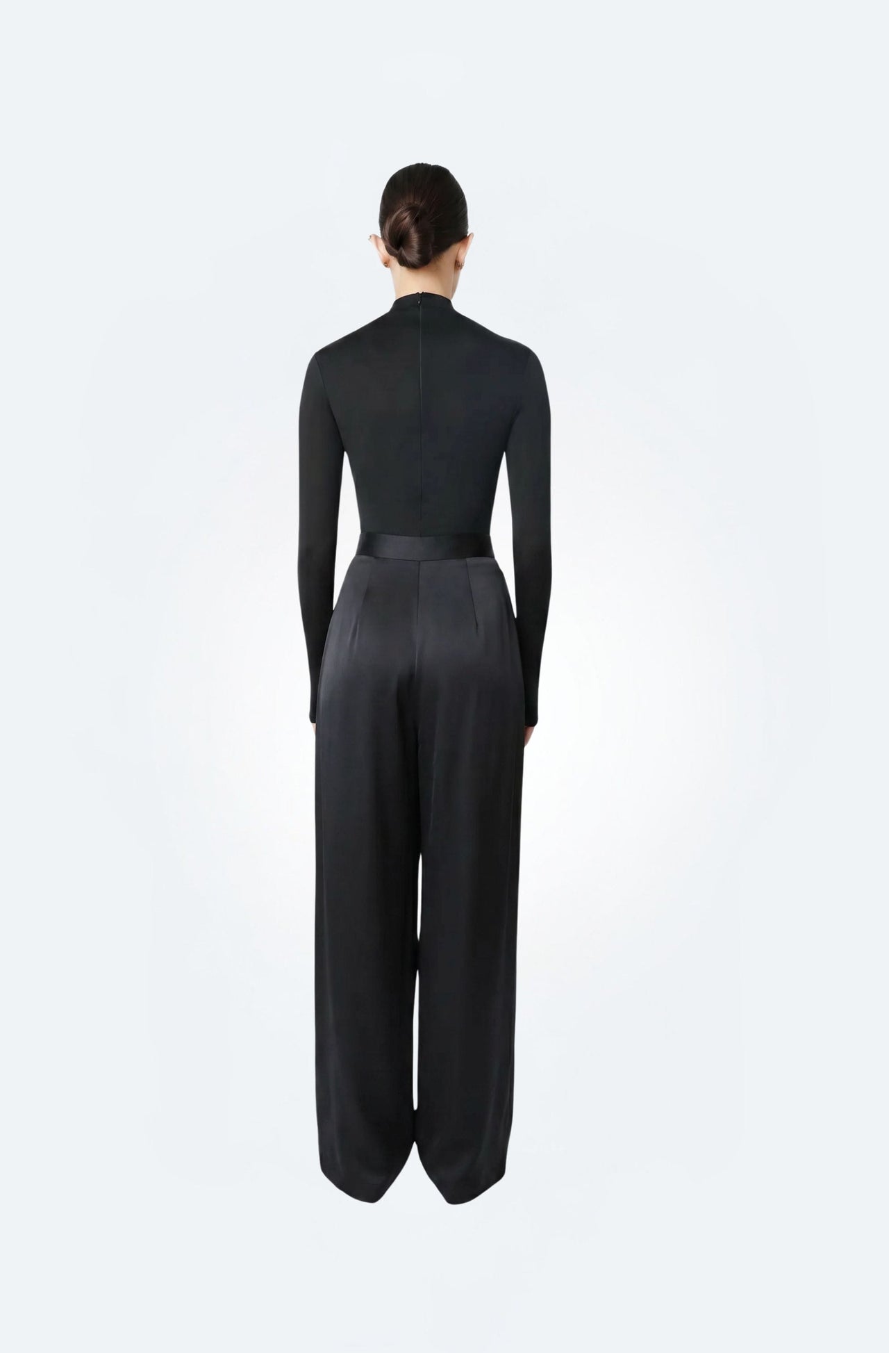 Satin Draped Relaxed Pant - LAPOINTE