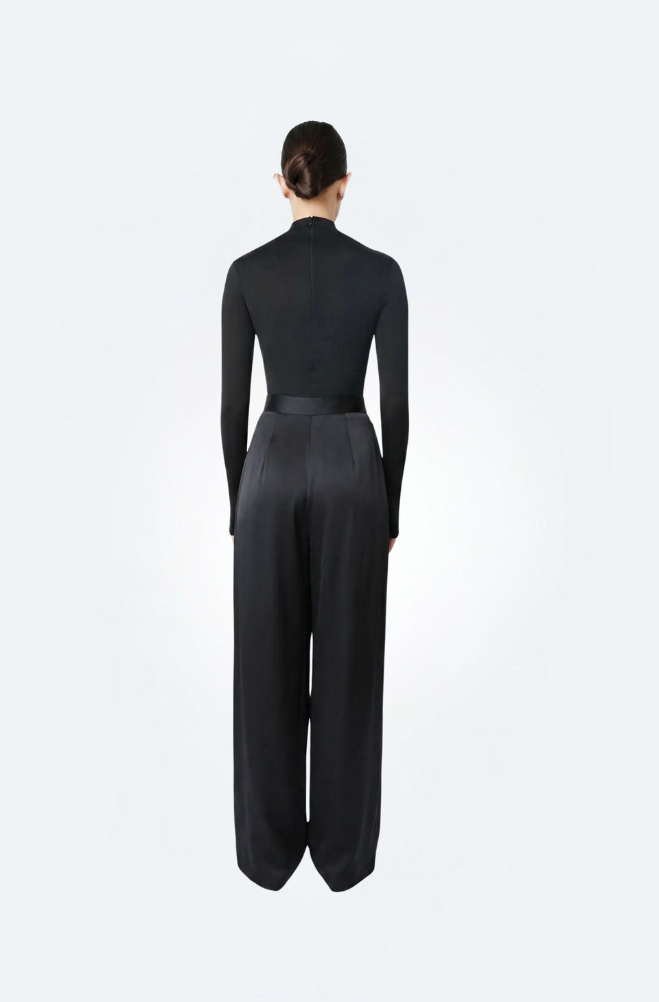 Satin Draped Relaxed Pant - LAPOINTE