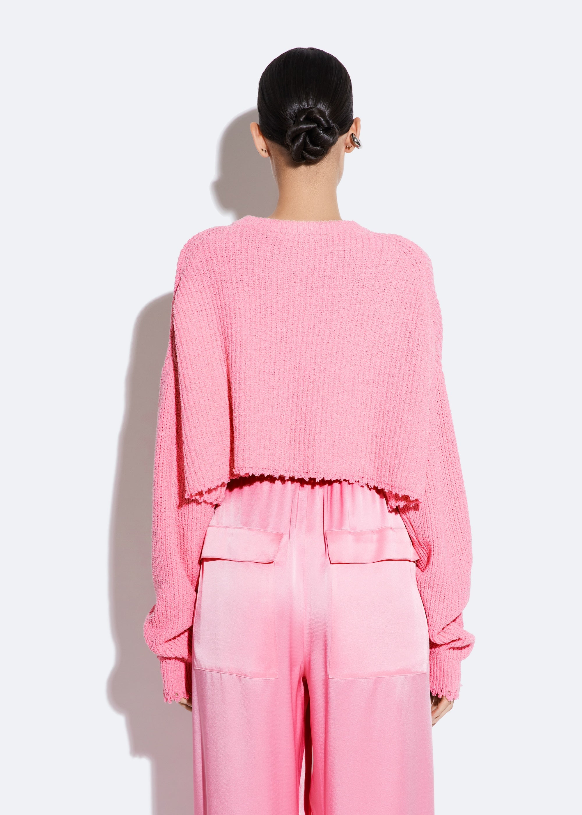Textured Cotton Sweater - LAPOINTE