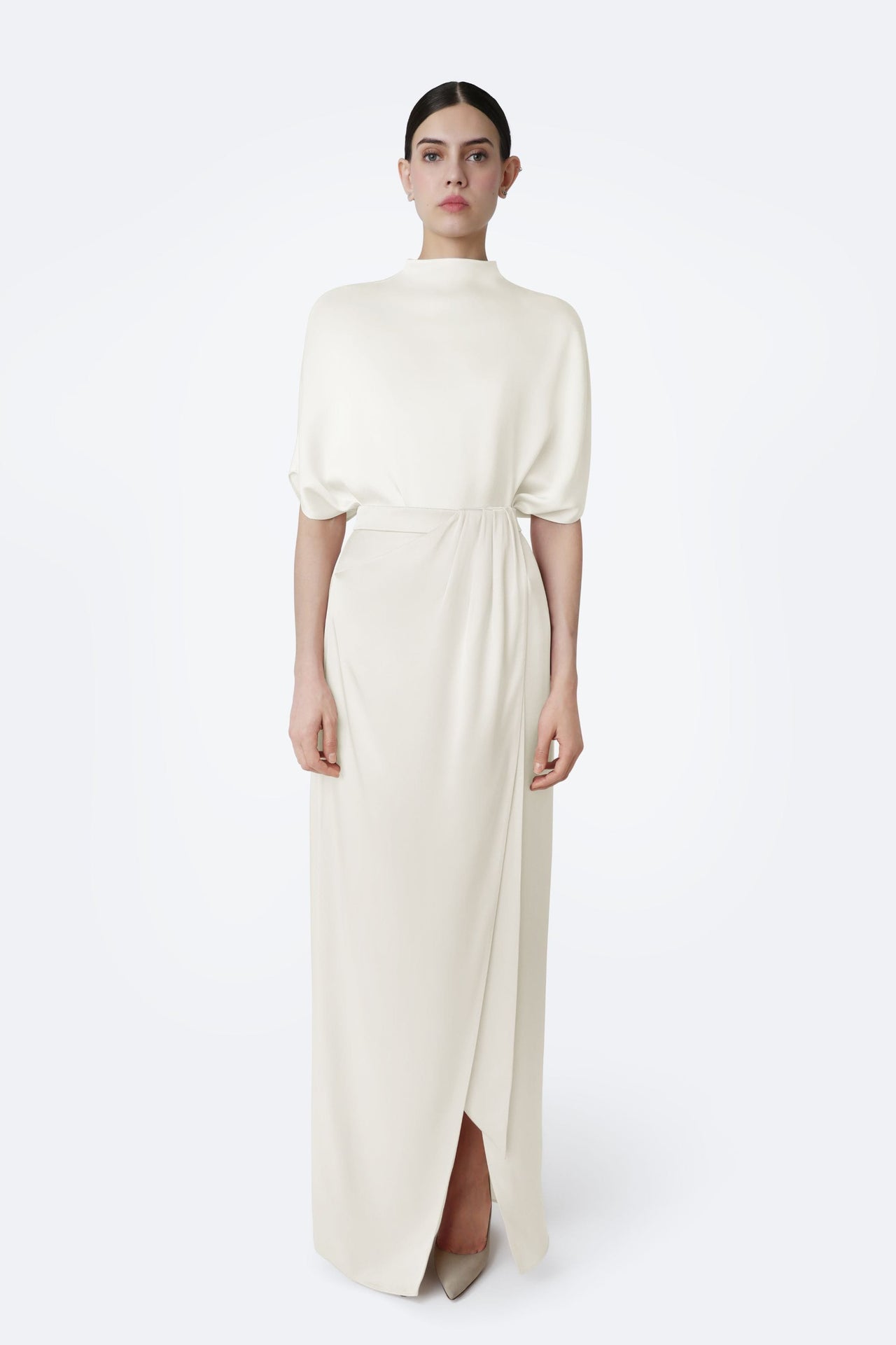 Satin Wrap Maxi Skirt - LAPOINTE