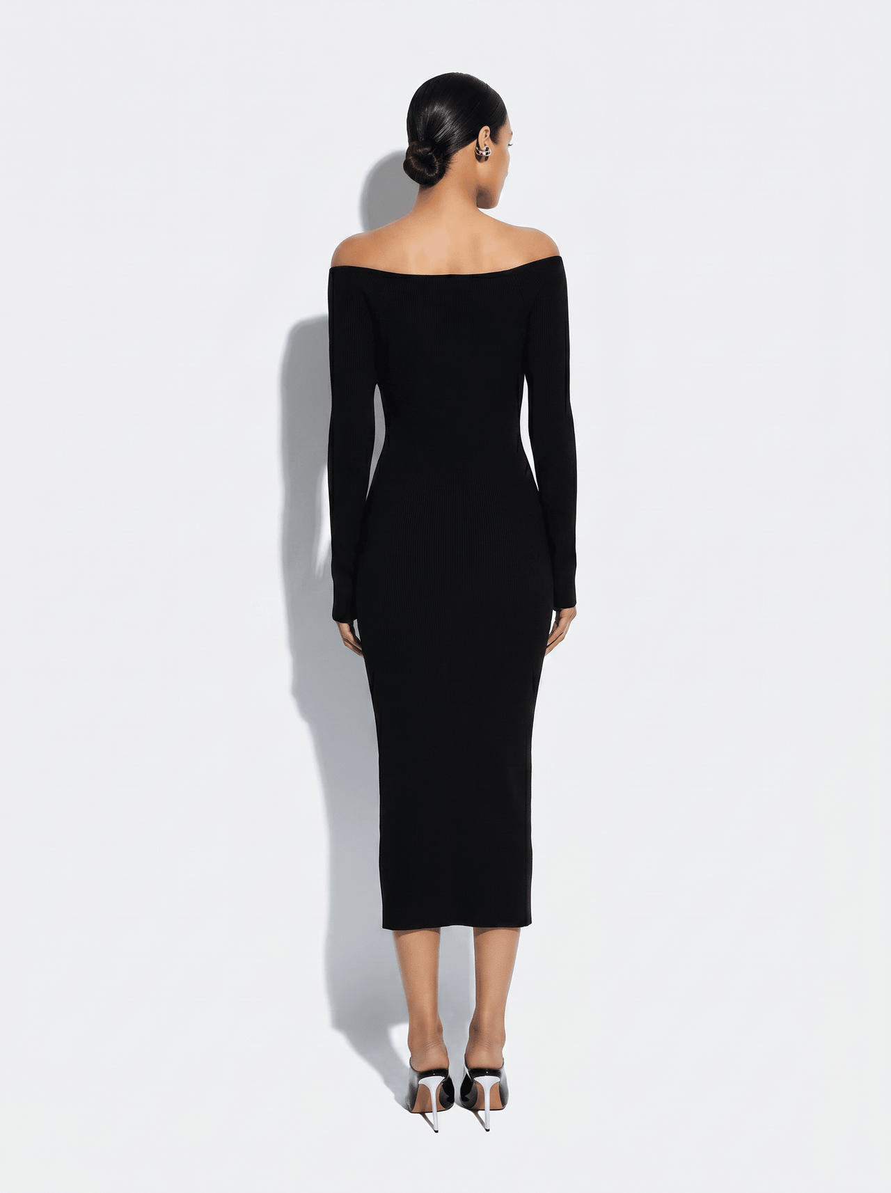 Matte Viscose Cross Front Dress - LAPOINTE