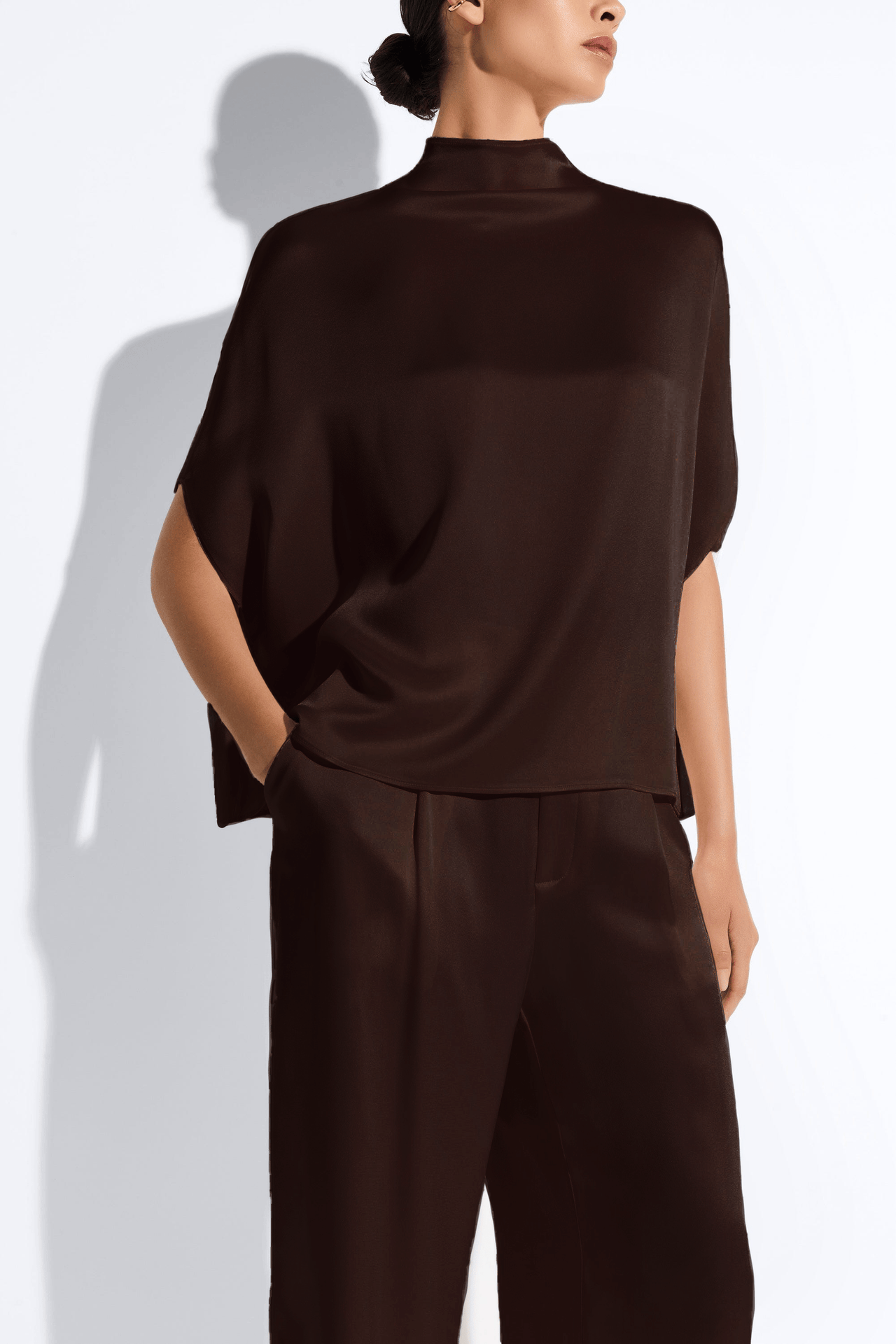 Satin Cape Tee