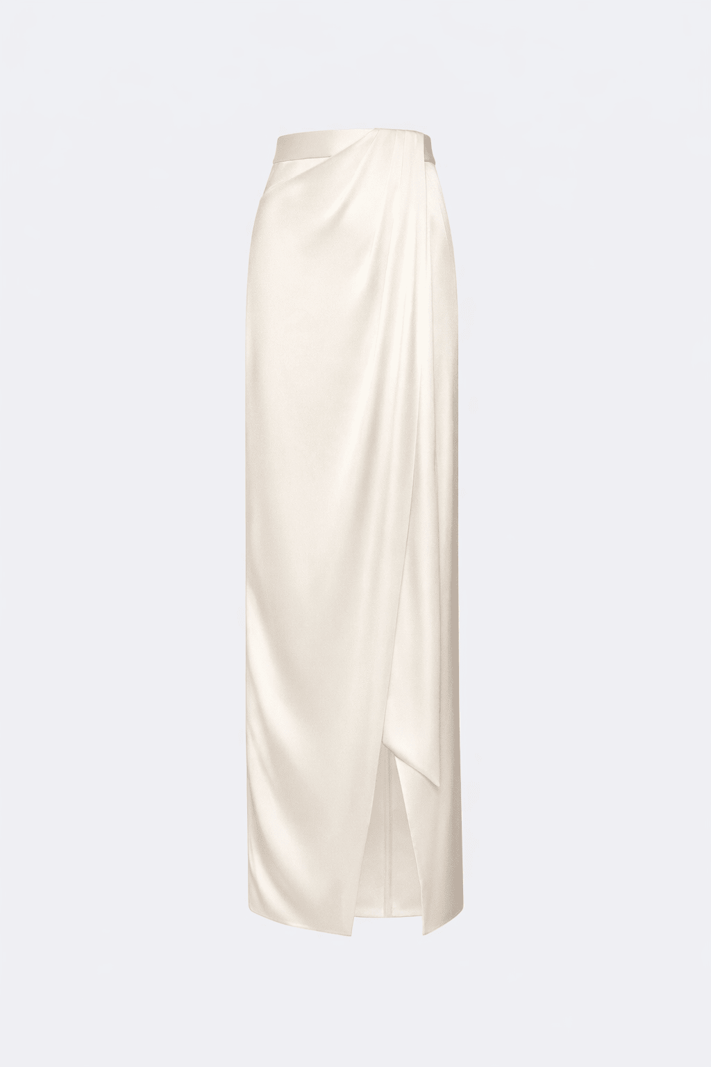 Satin Wrap Maxi Skirt - LAPOINTE