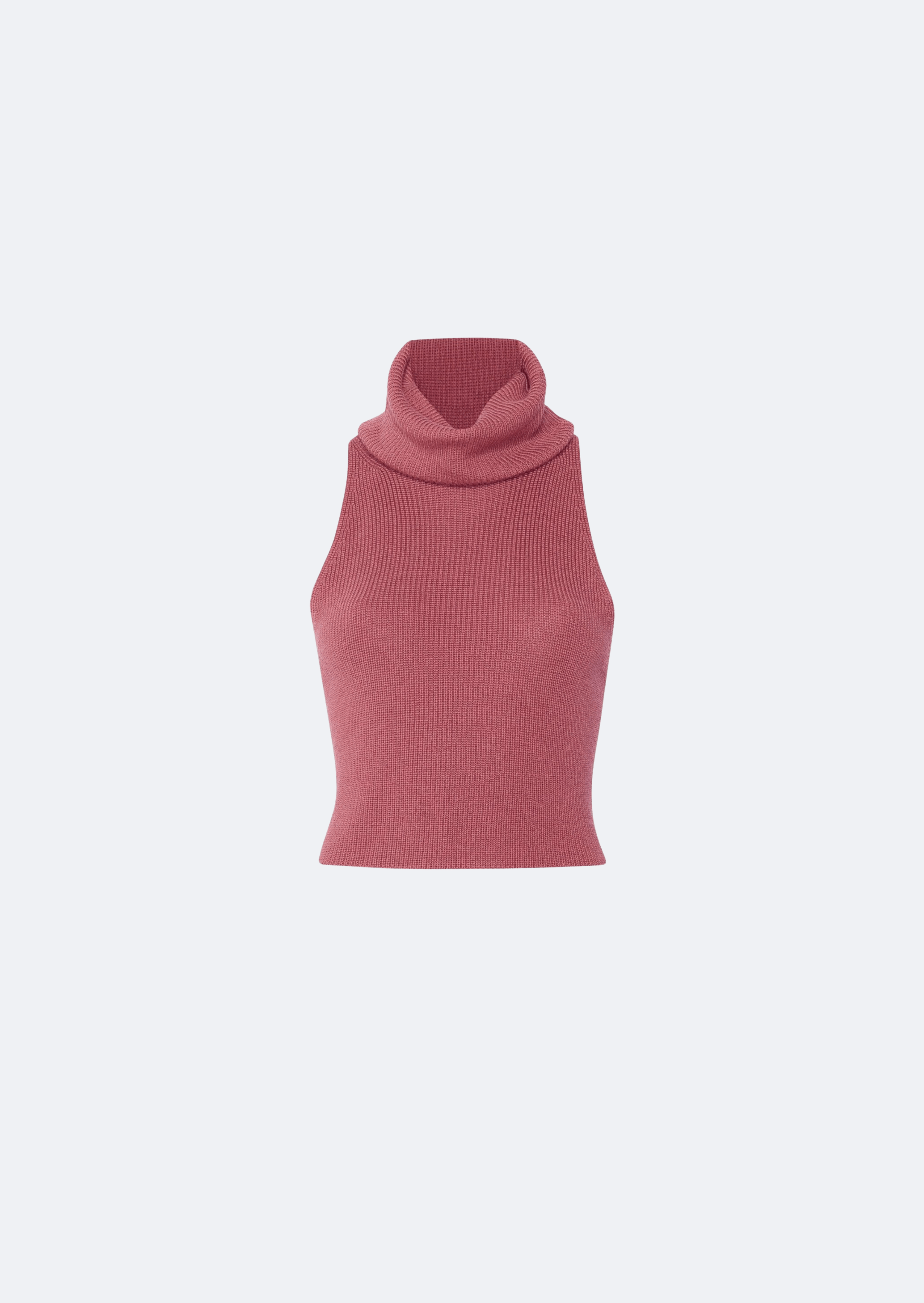 Wool Turtleneck Tank - LAPOINTE