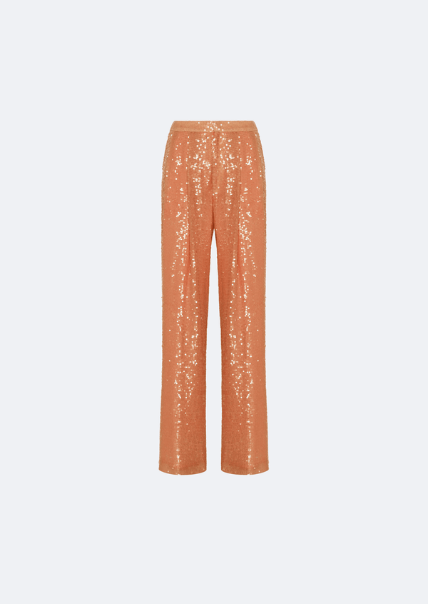 Sequin Relaxed Pleated Pant - LAPOINTE