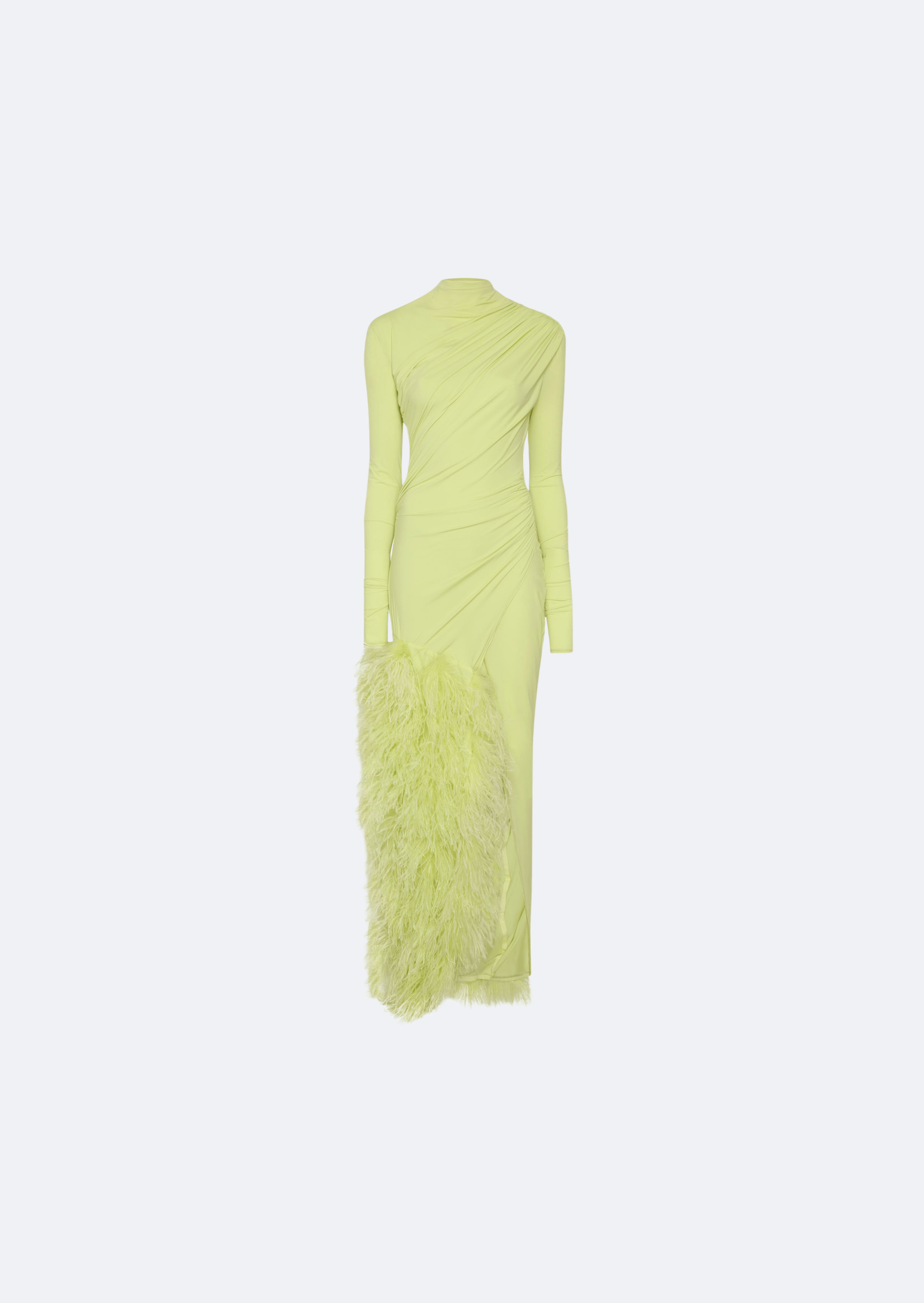 Jersey Feather Dress - LAPOINTE
