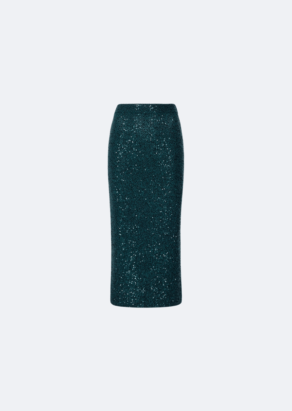 Cashmere Sequin Midi Skirt - LAPOINTE