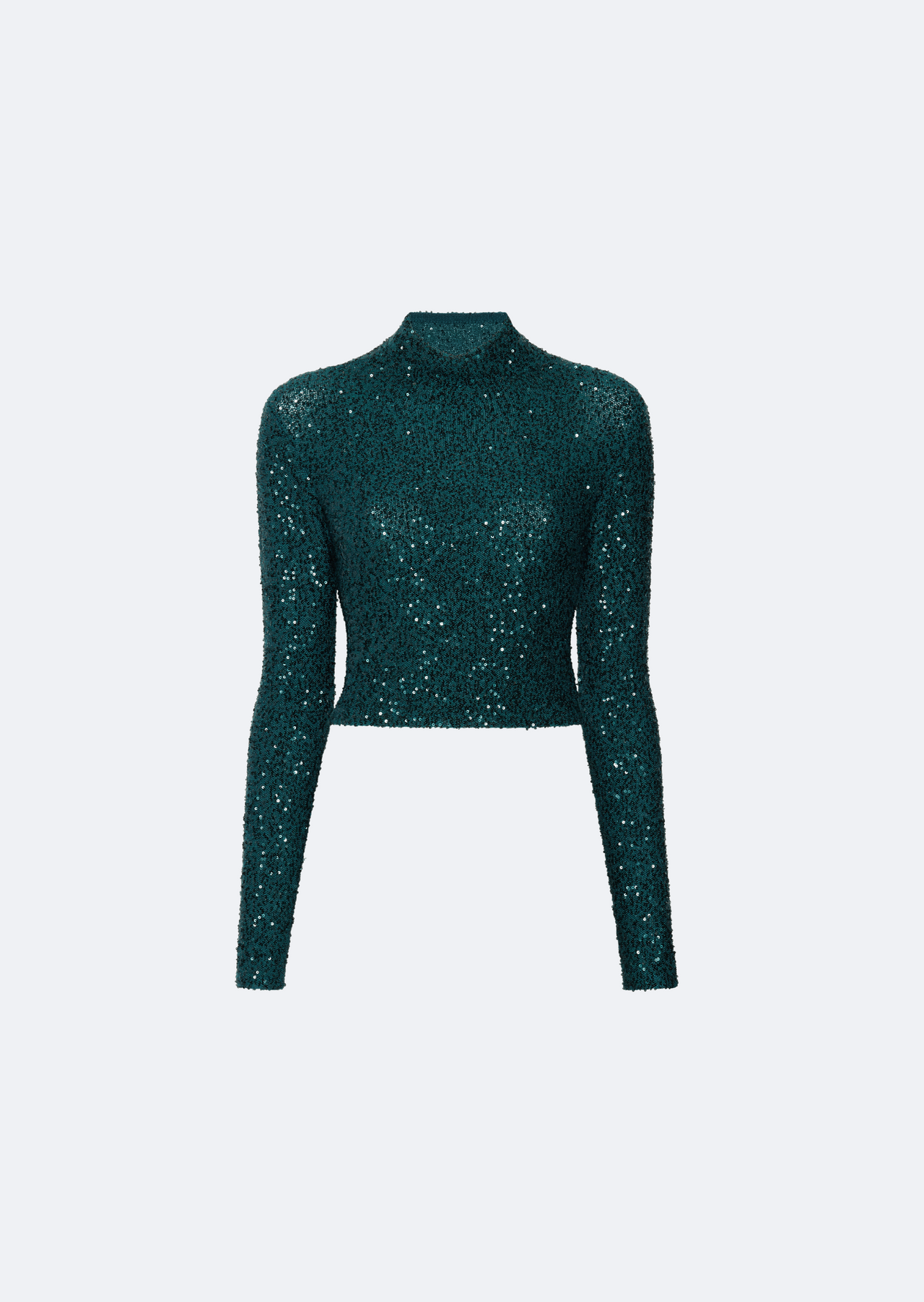 Cashmere Sequin Cropped Top - LAPOINTE