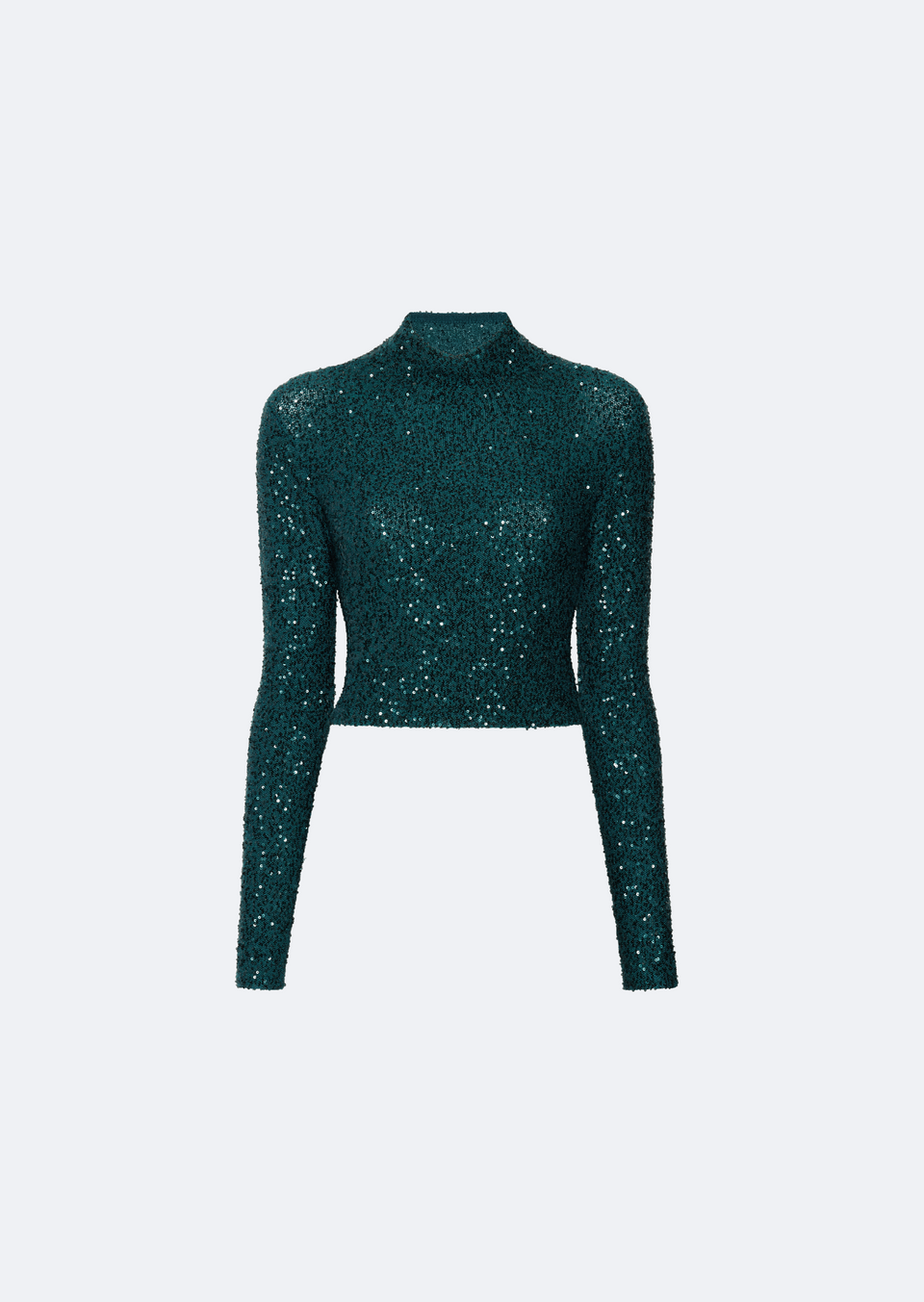 Cashmere Sequin Cropped Top - LAPOINTE
