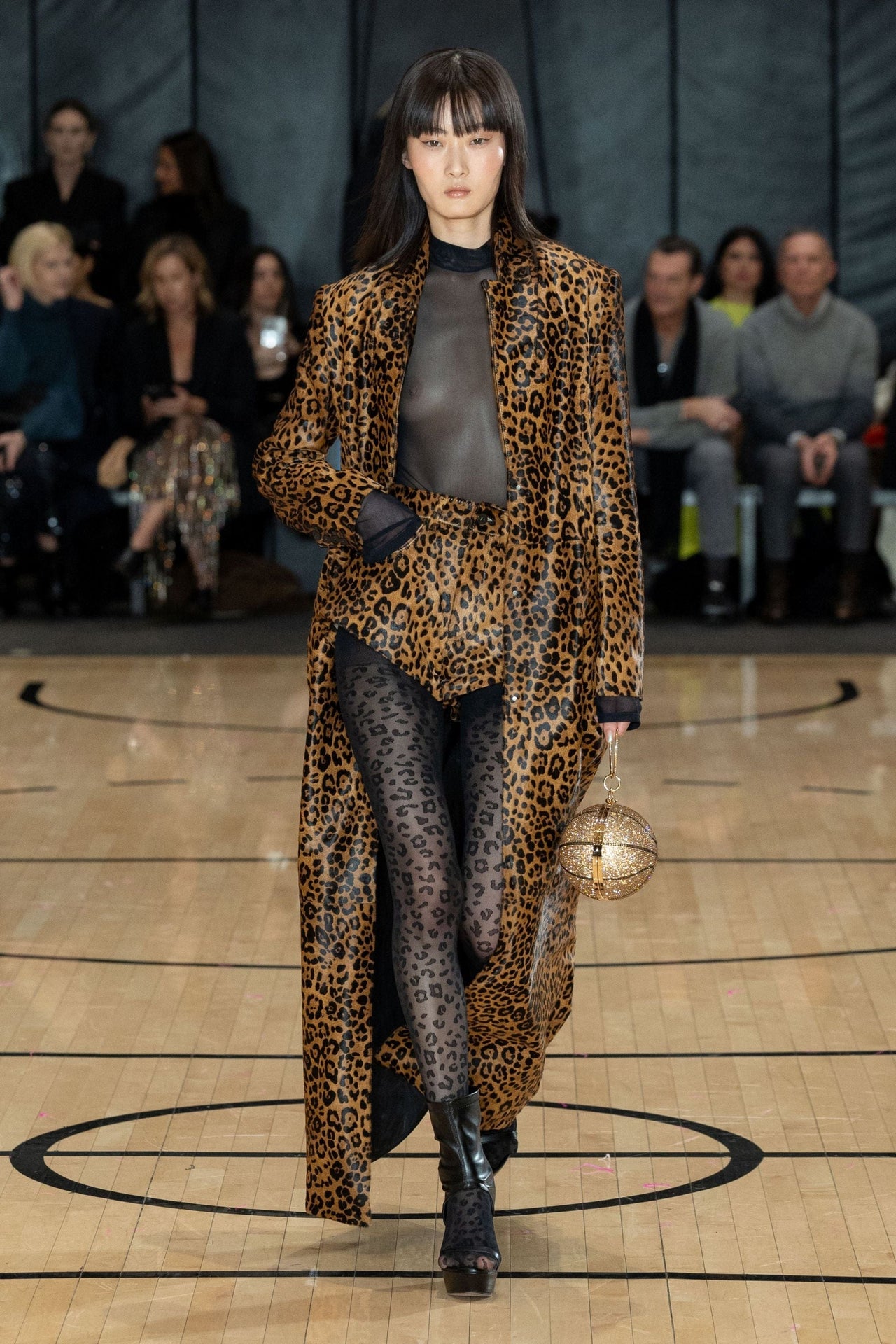 Leopard Calf Hair Coat