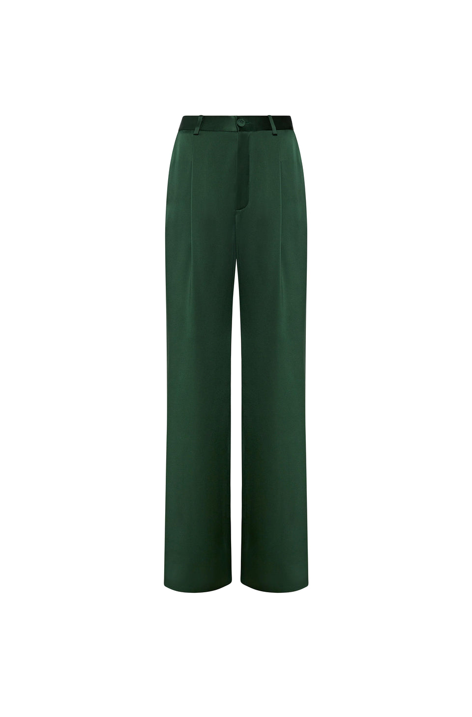 Satin Relaxed Pleated Pant