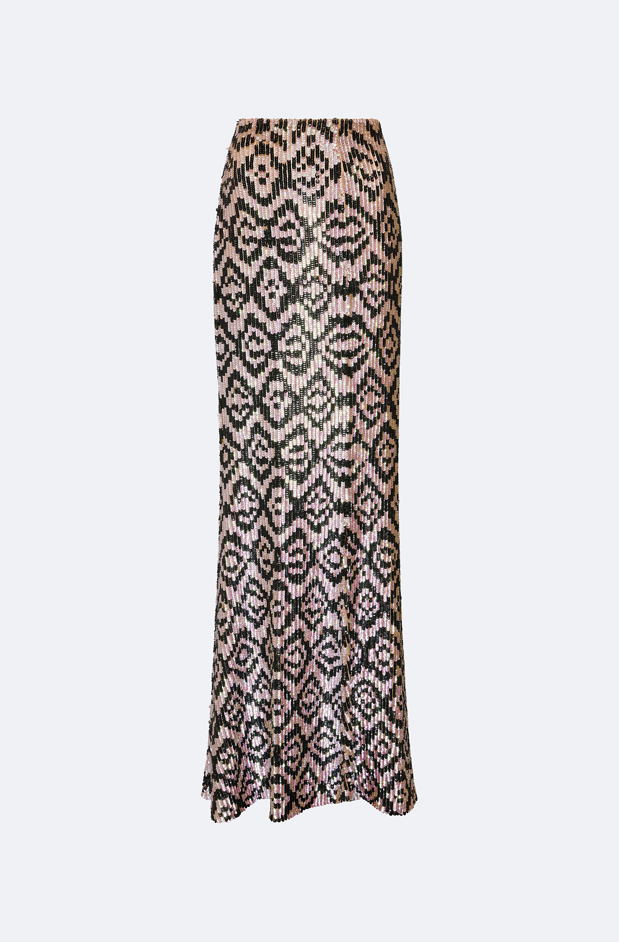 Graphic Sequin Maxi Skirt - LAPOINTE