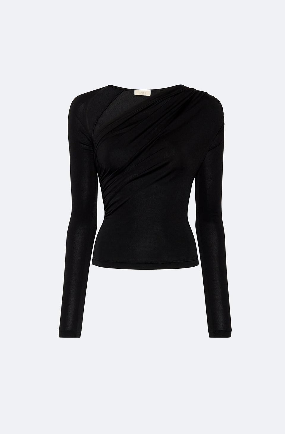 Jersey Asymmetrical Ruched Top - LAPOINTE