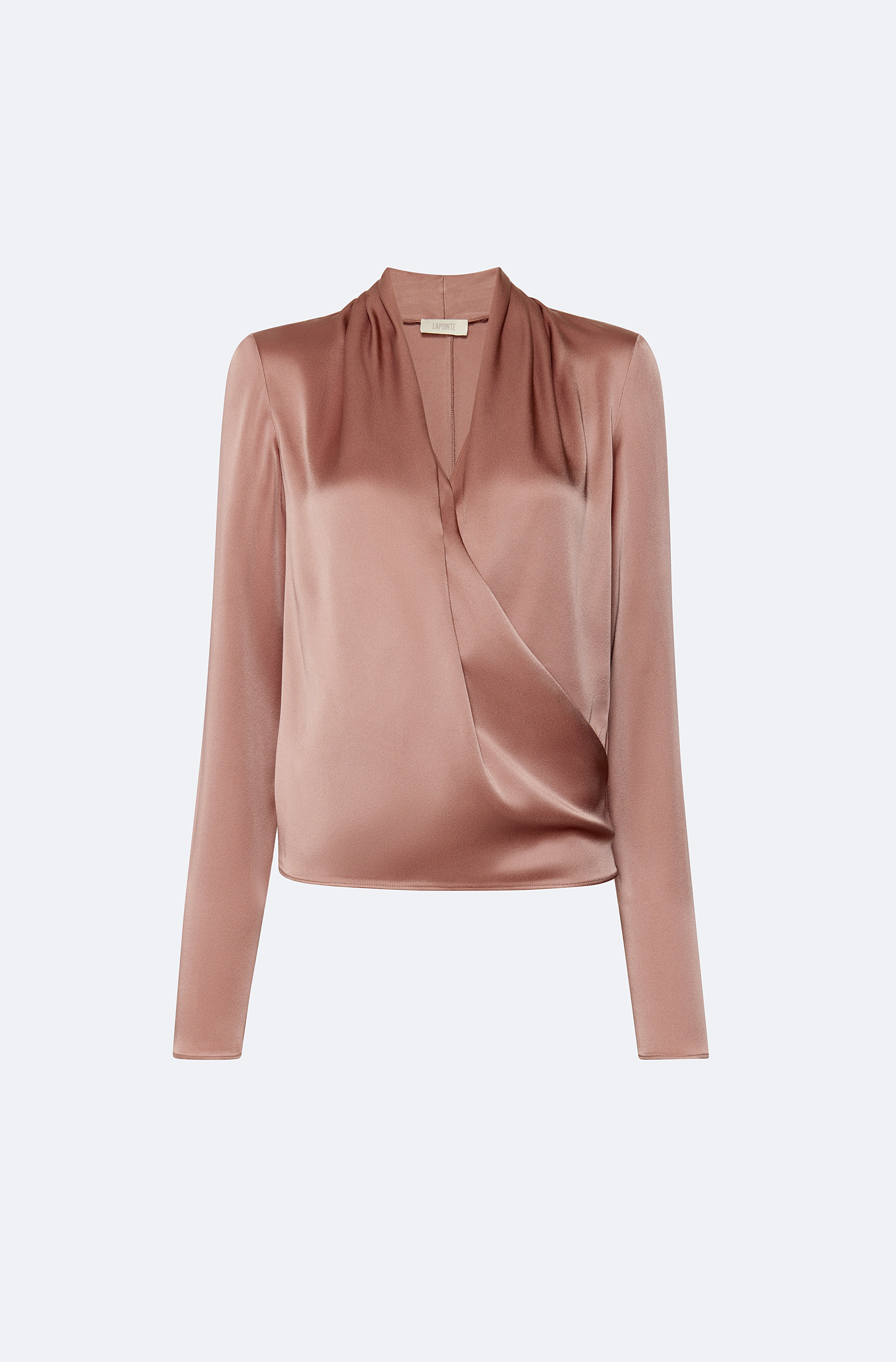 Satin Wrap Top