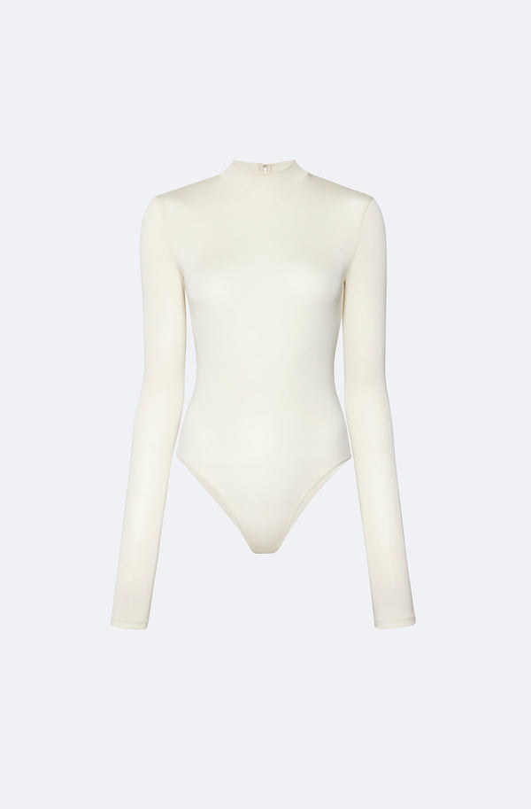 Jersey Mock Neck Bodysuit - LAPOINTE