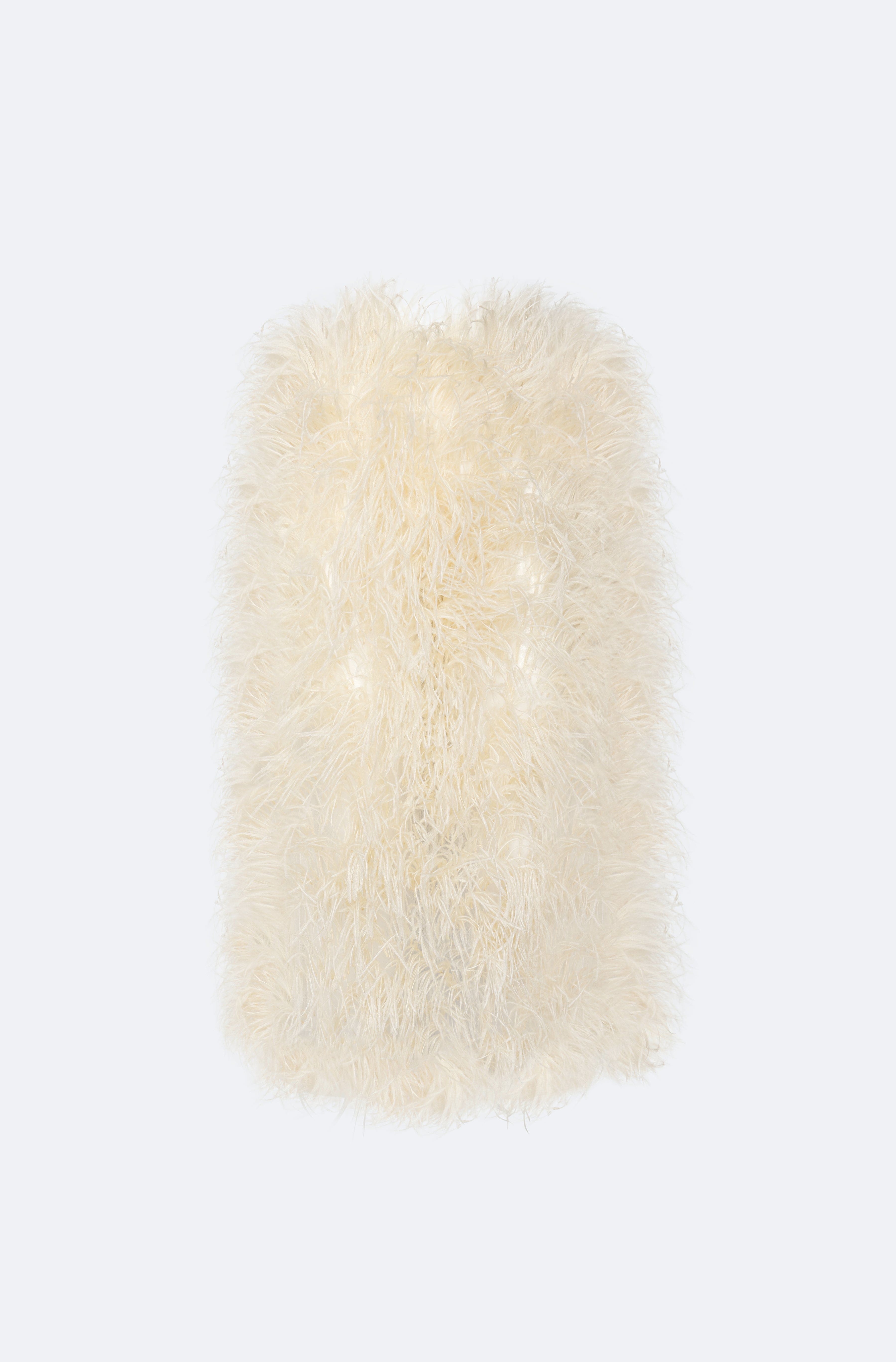 Marbled Feathers High Waist Skirt