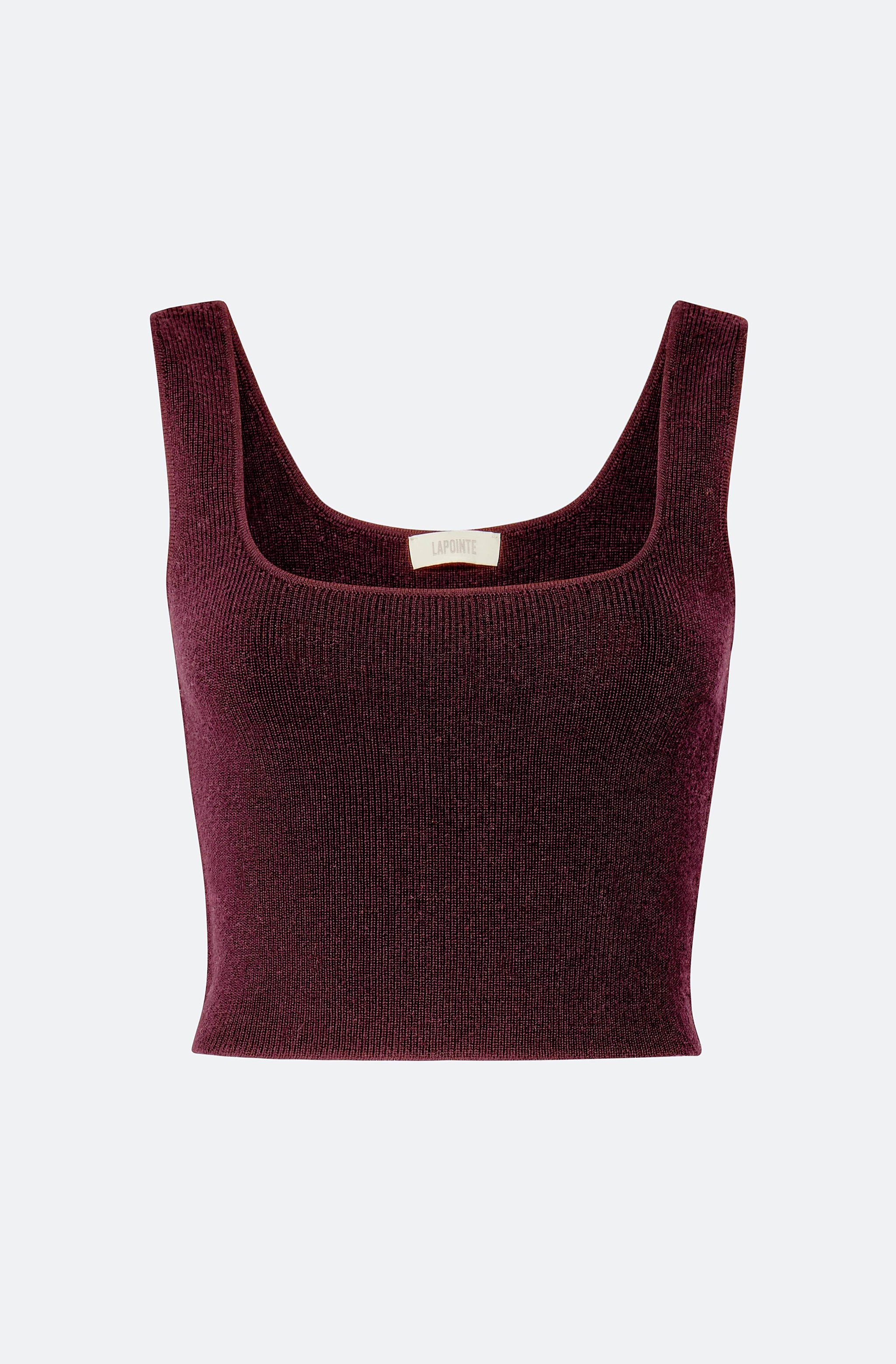 Merino Cropped Tank - LAPOINTE
