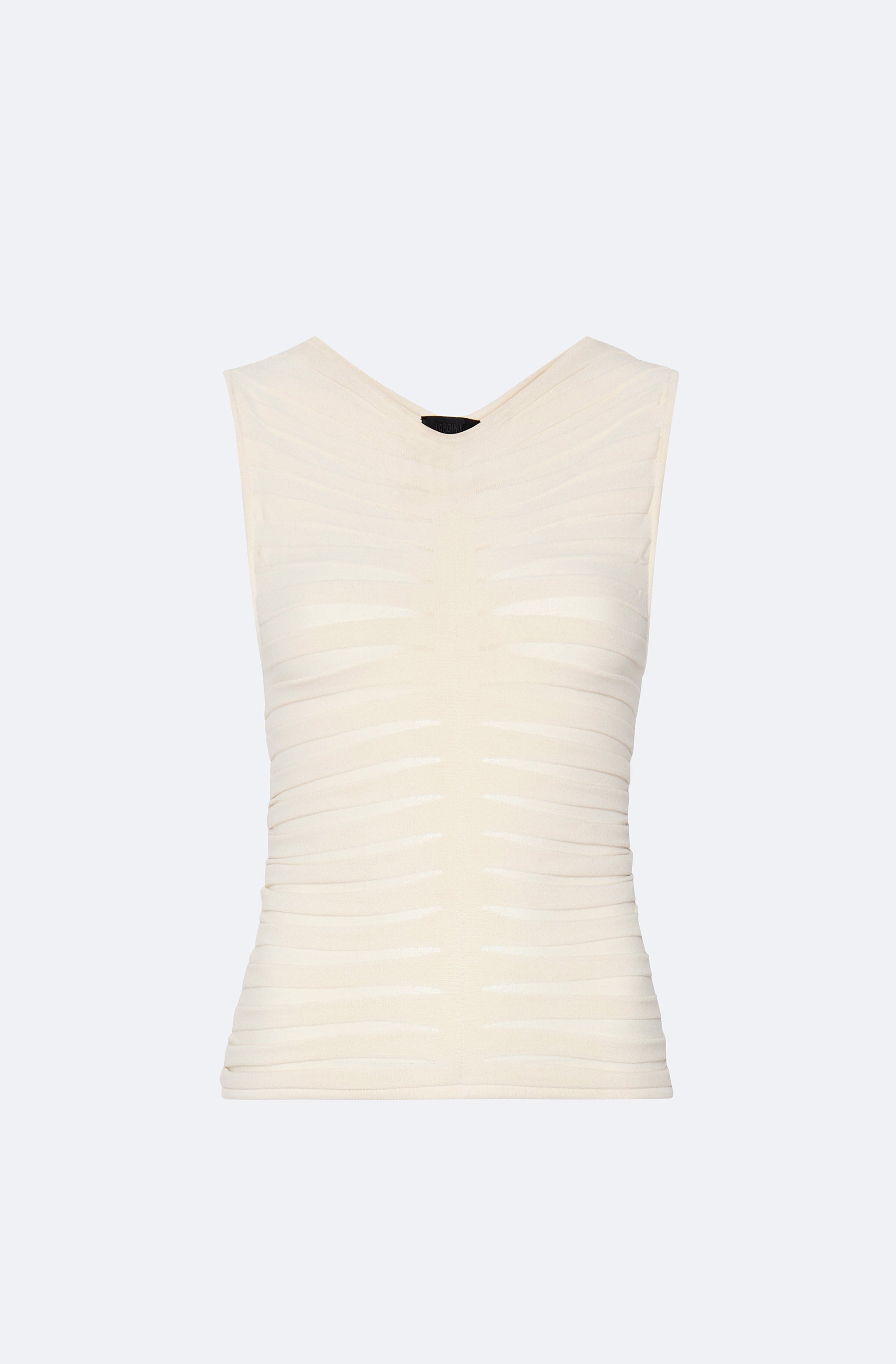 Viscose Wide Ribbed Tank Top