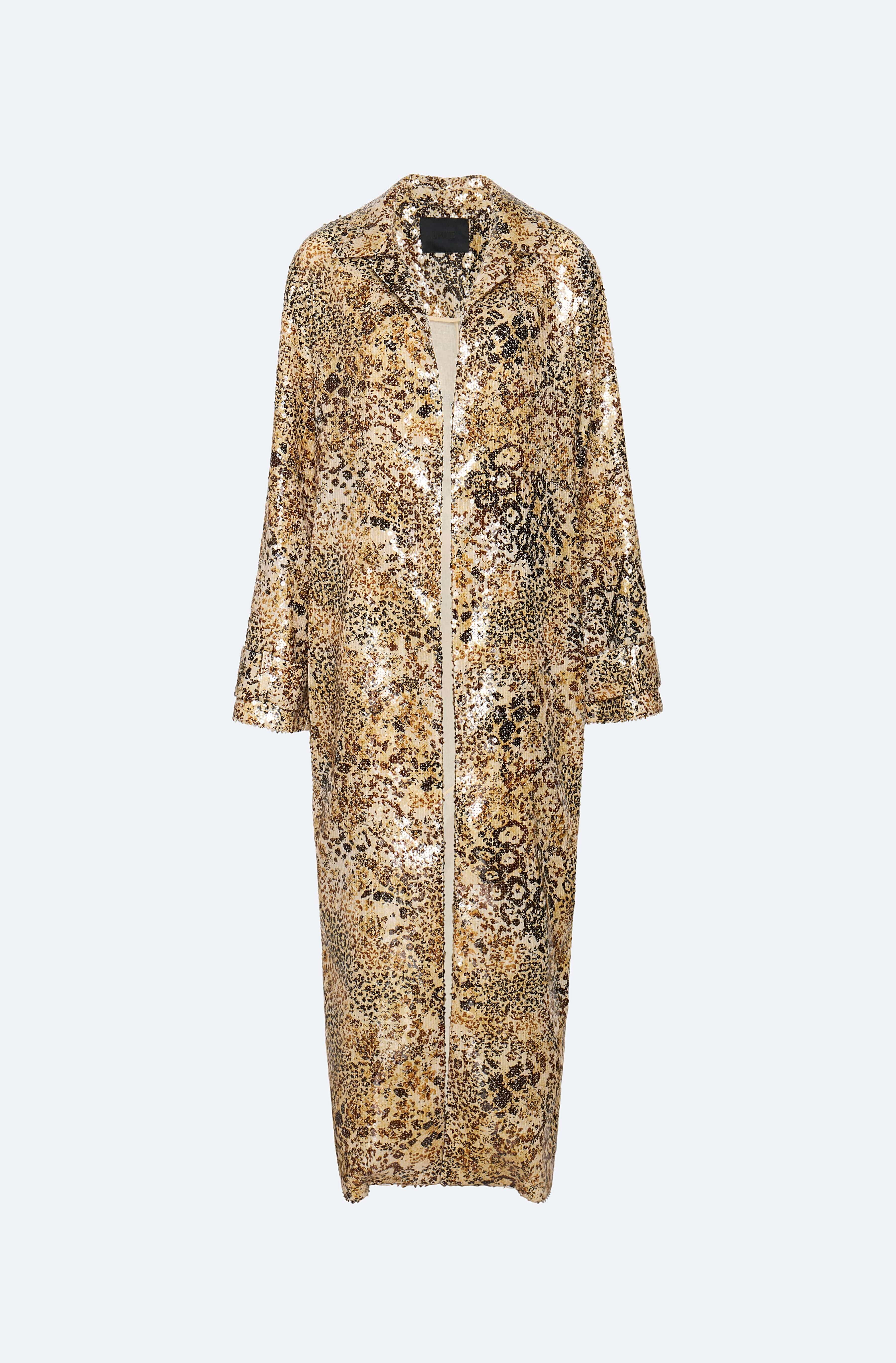 Leopard Sequin Coat - LAPOINTE