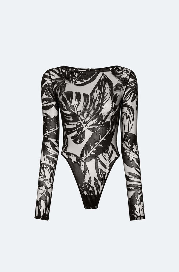 Burnout Jersey Boatneck Bodysuit - LAPOINTE
