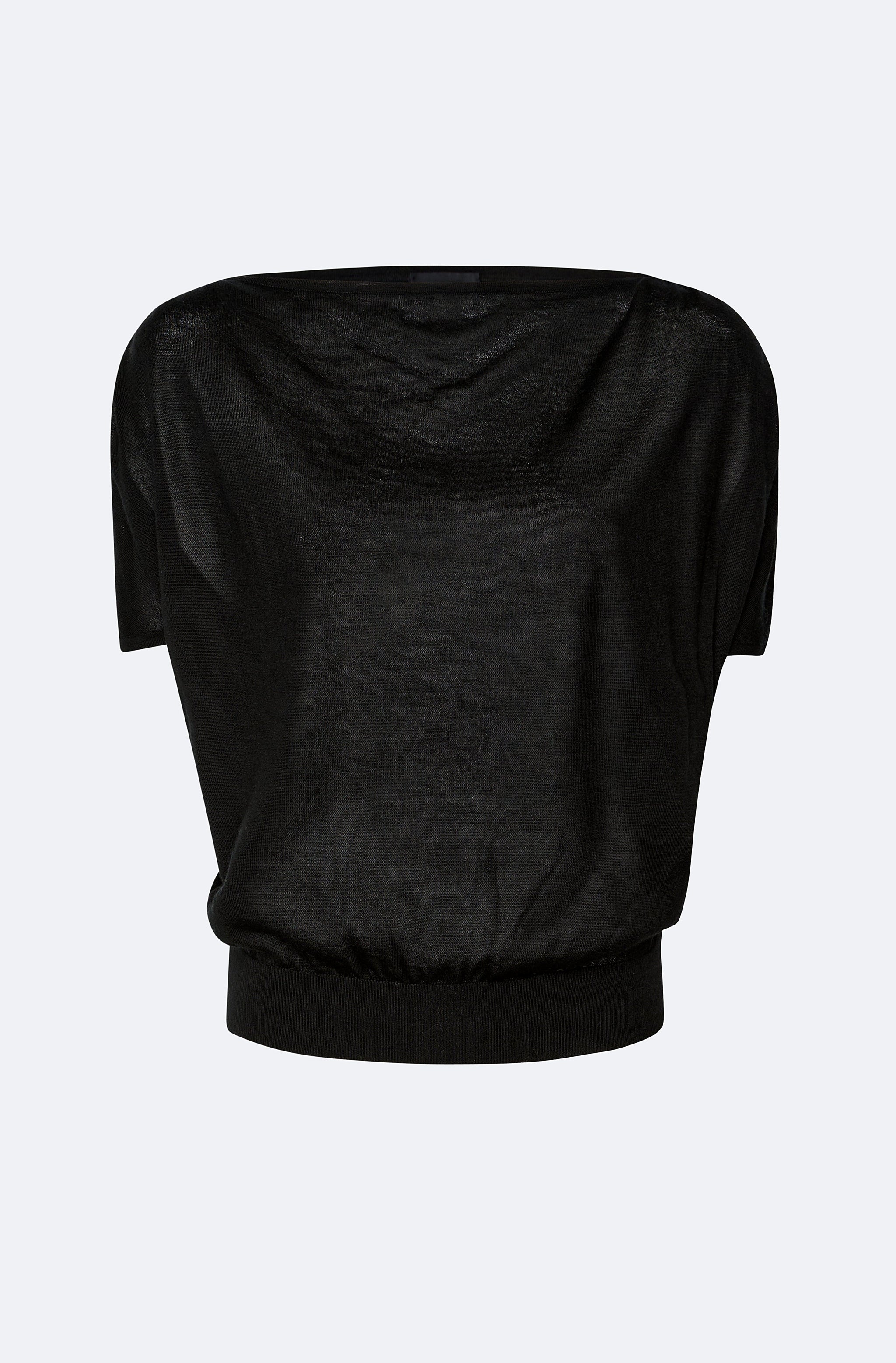 Cashmere Silk Shirred Sweater - LAPOINTE