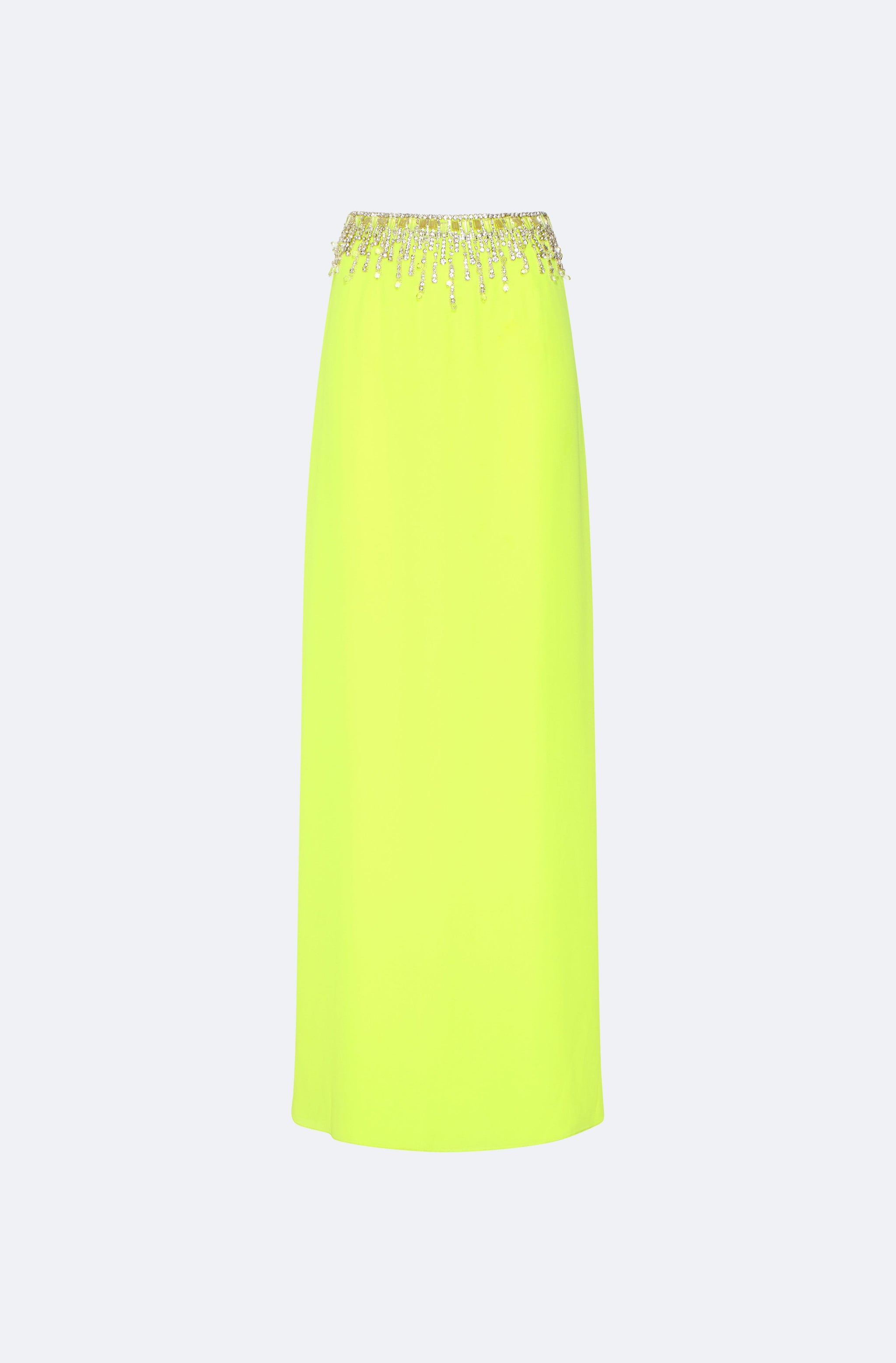 Georgette Maxi Skirt With Embroidery - LAPOINTE