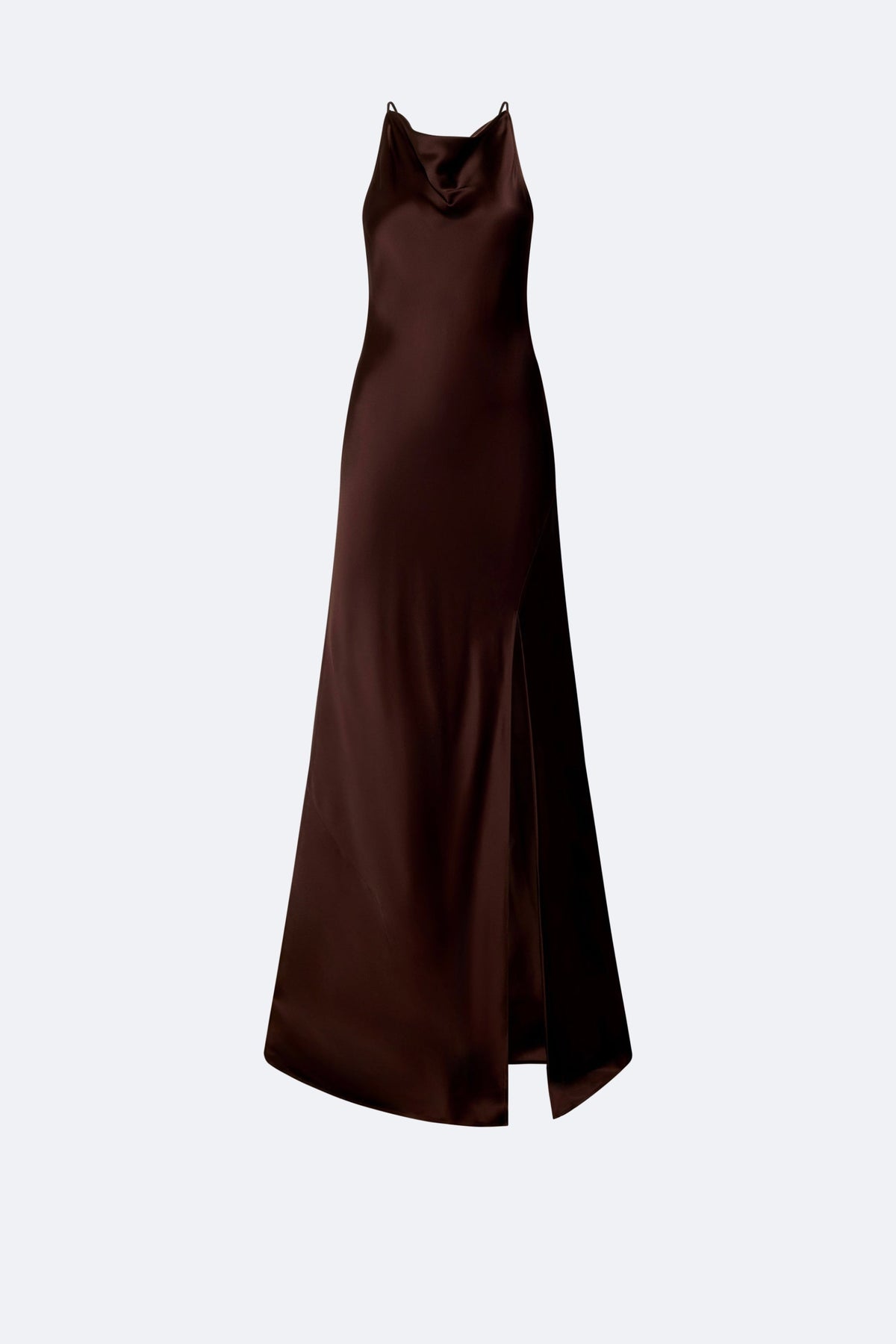 Satin Halter Gown