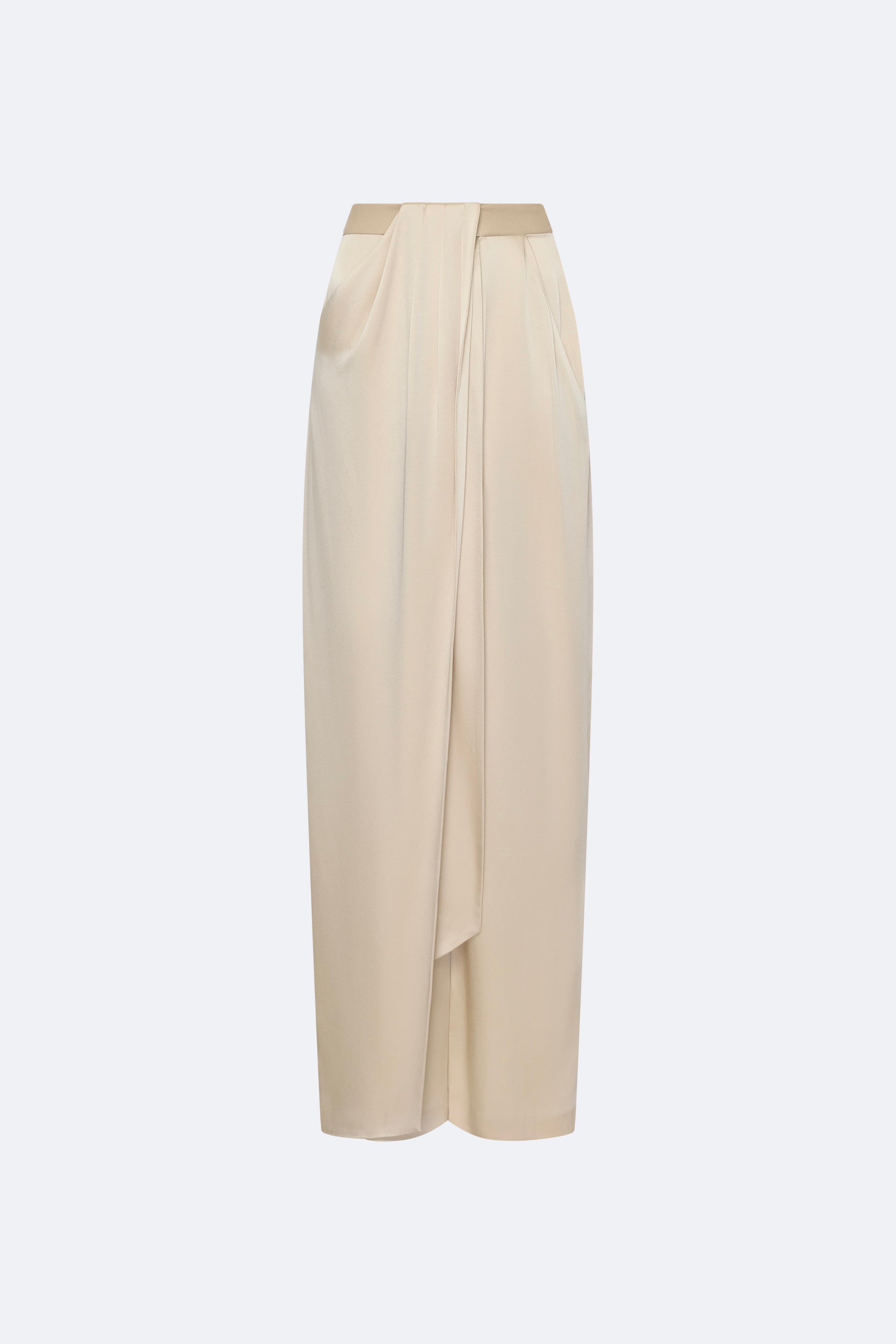Satin Draped Relaxed Pant - LAPOINTE