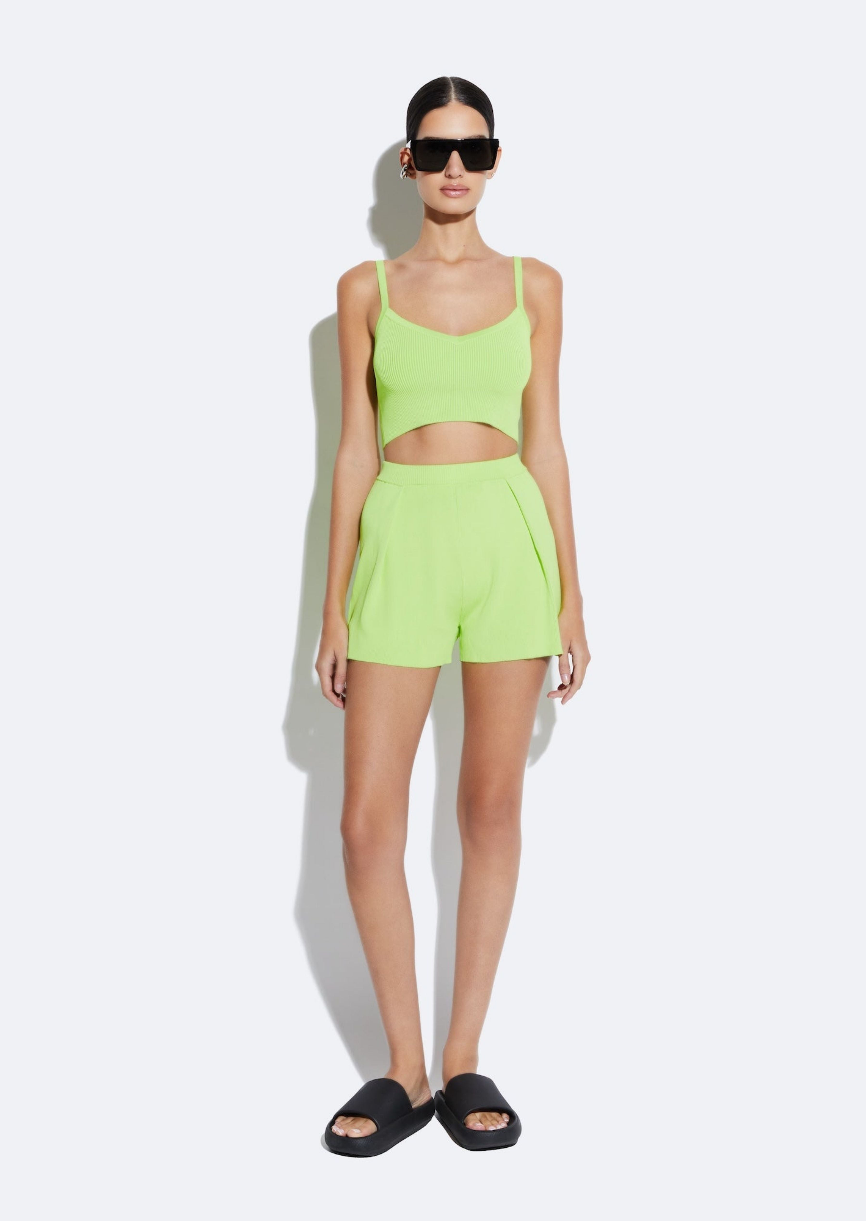 Lightweight Pleated Shorts