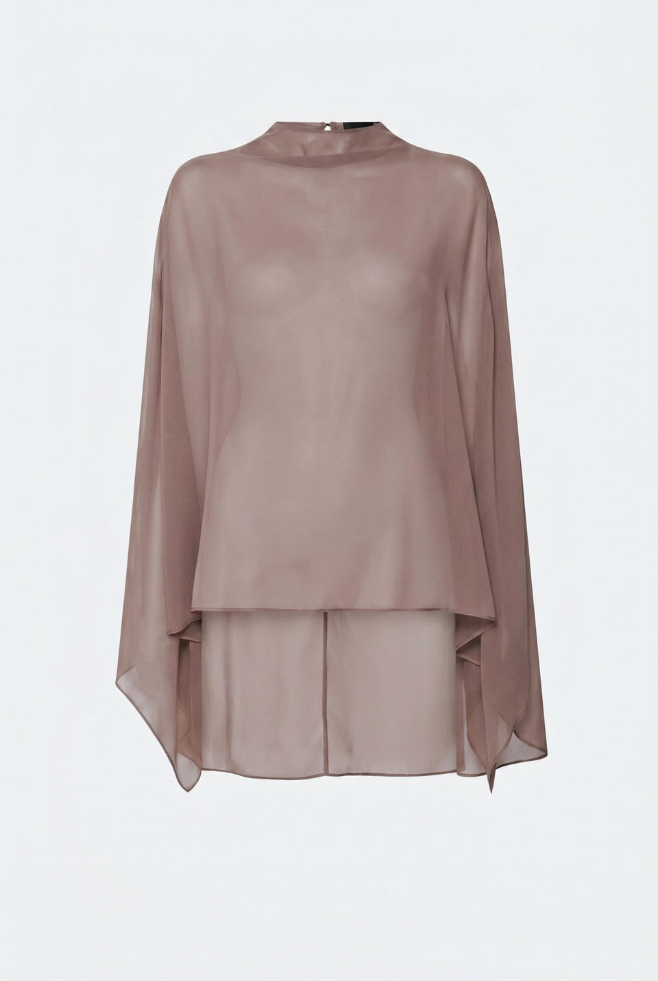 Lightweight Georgette Oversized Cape Tee - LAPOINTE