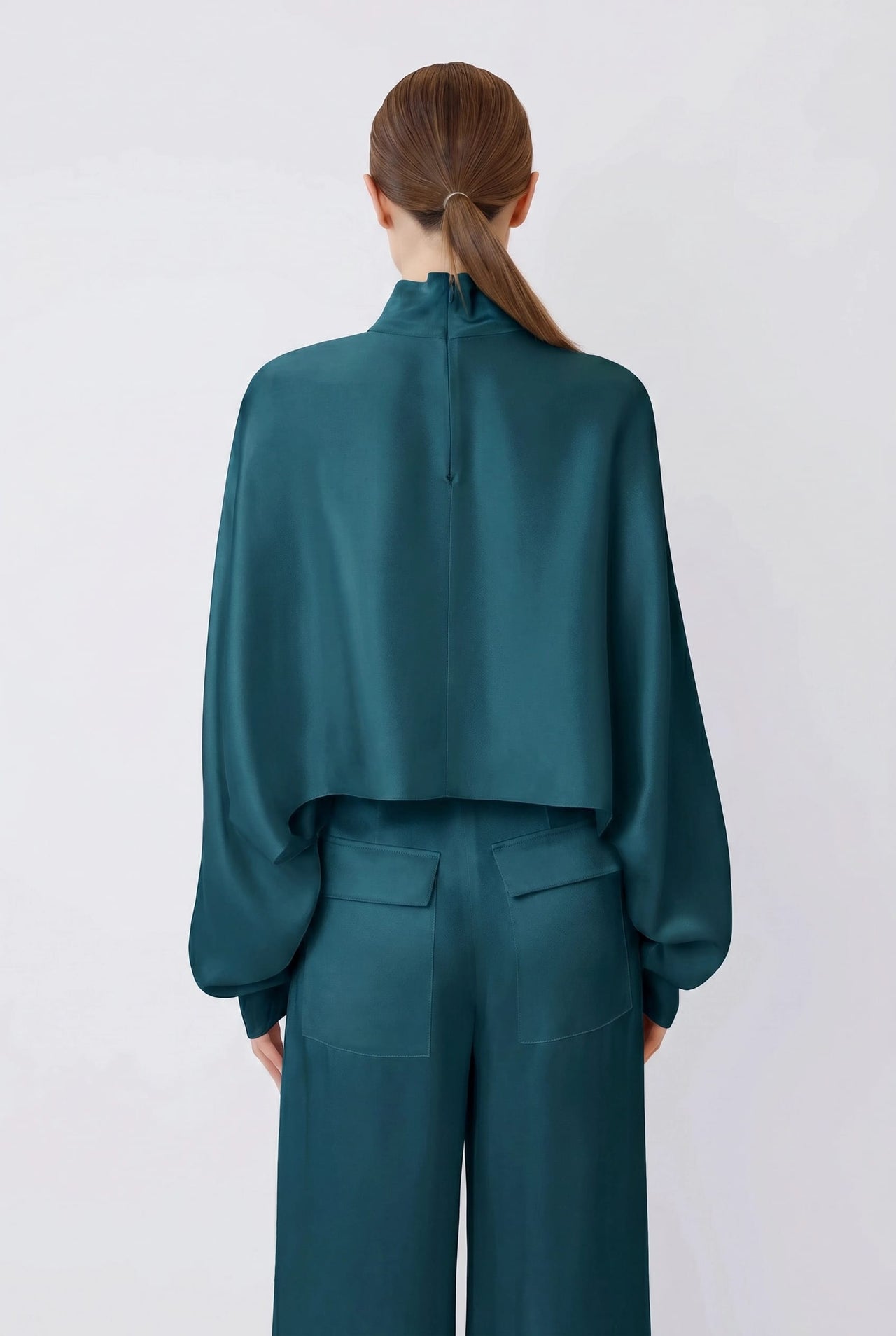 Satin Caftan Top - LAPOINTE