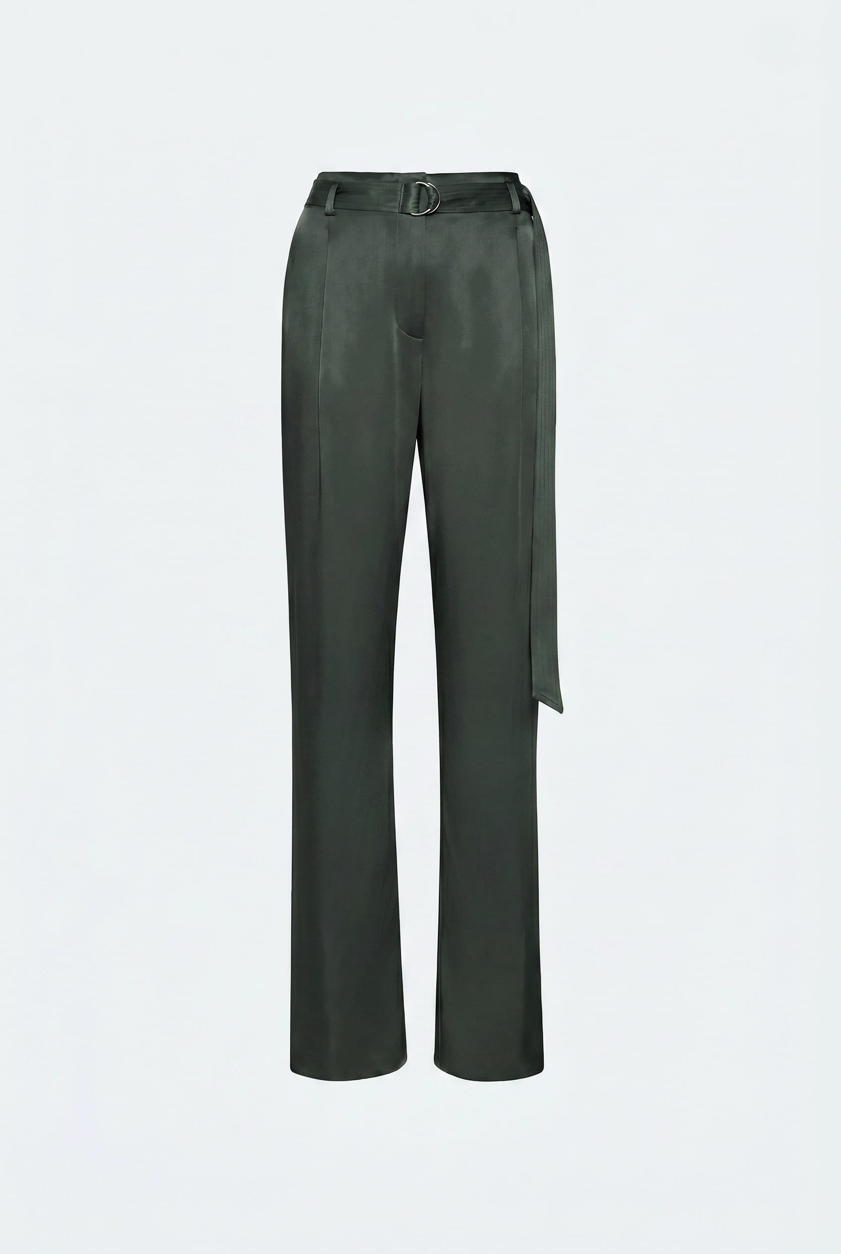 Satin Belted Pant - LAPOINTE