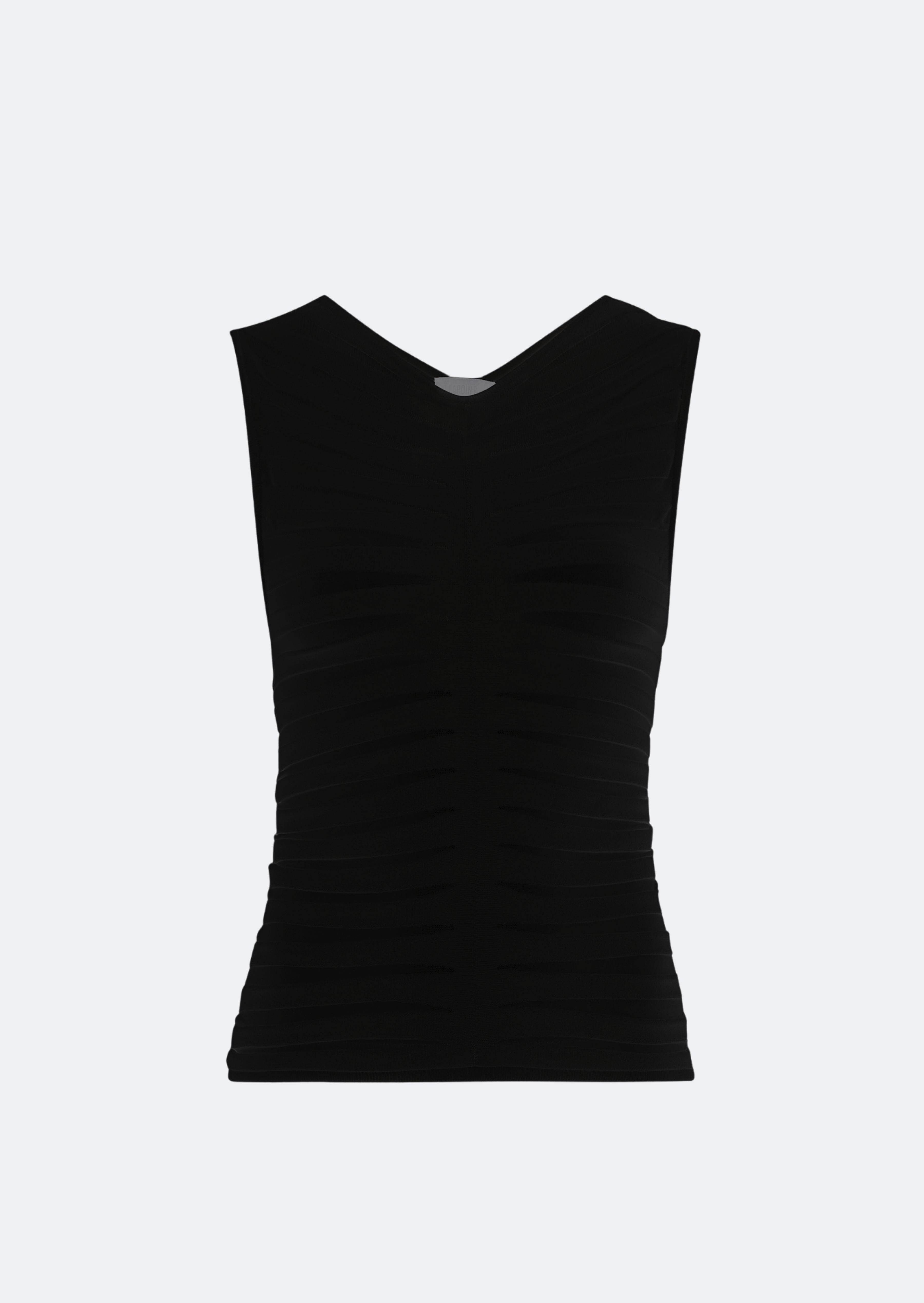 Viscose Wide Ribbed Tank Top