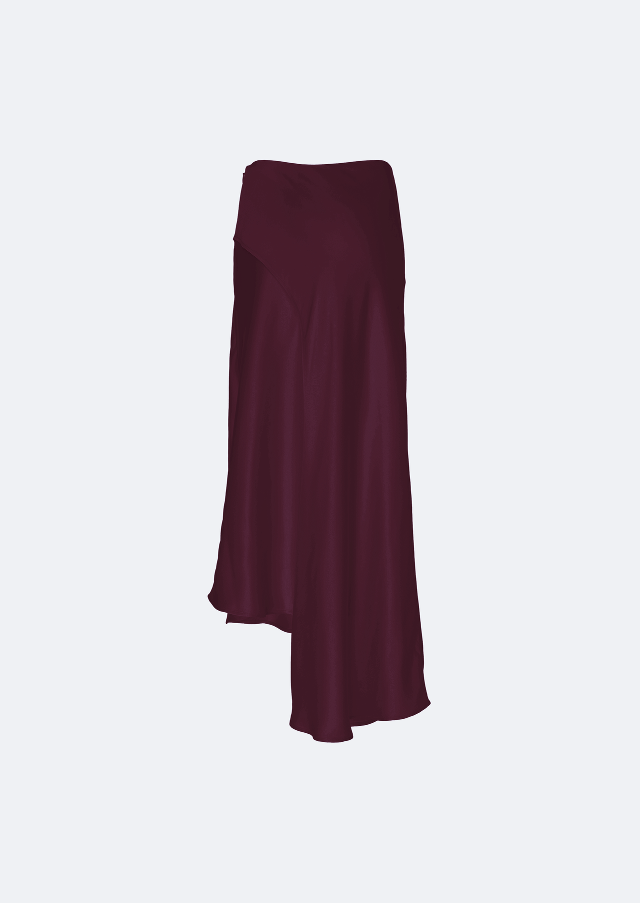 Satin Asymmetrical Skirt - LAPOINTE