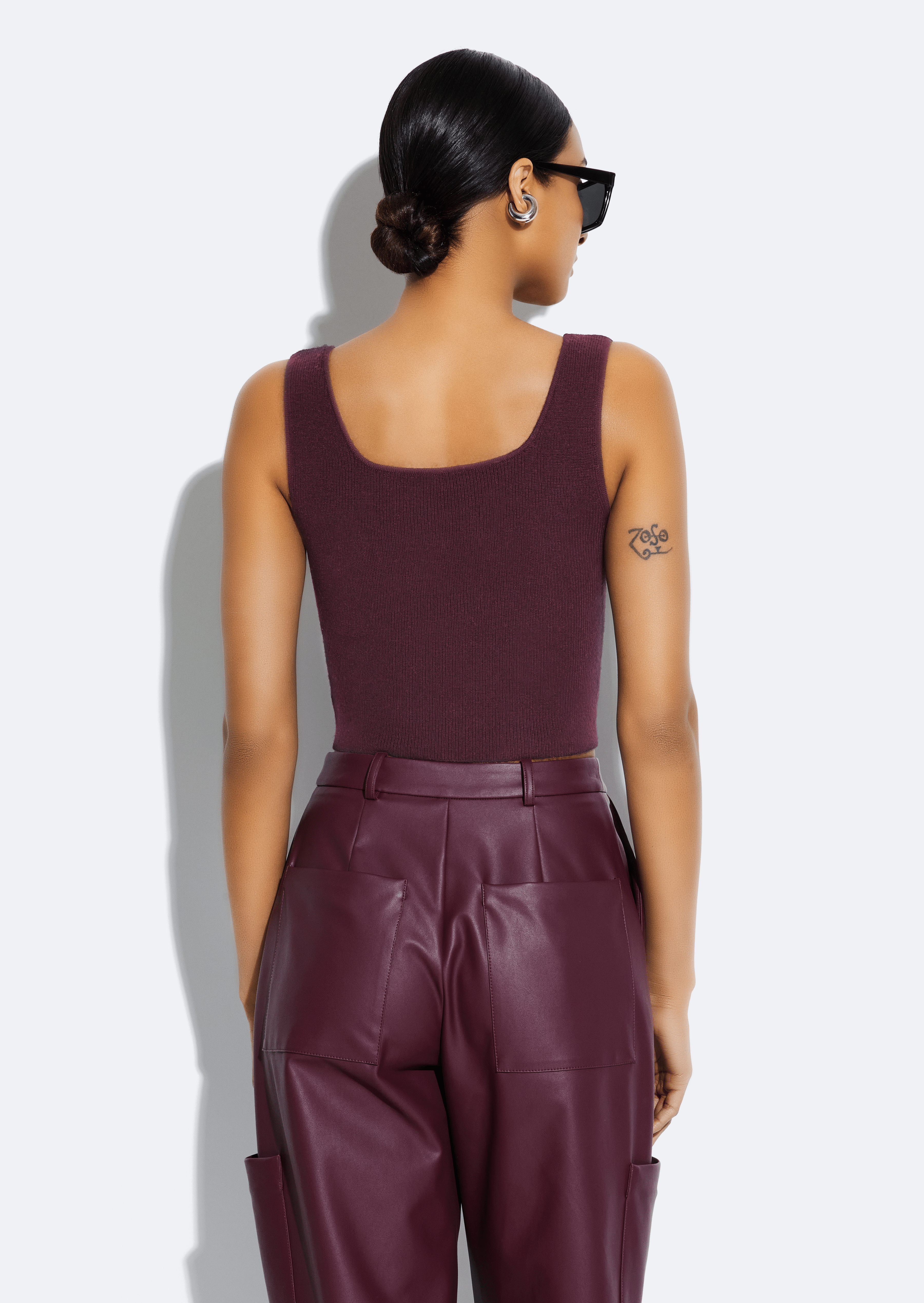 Merino Cropped Tank - LAPOINTE