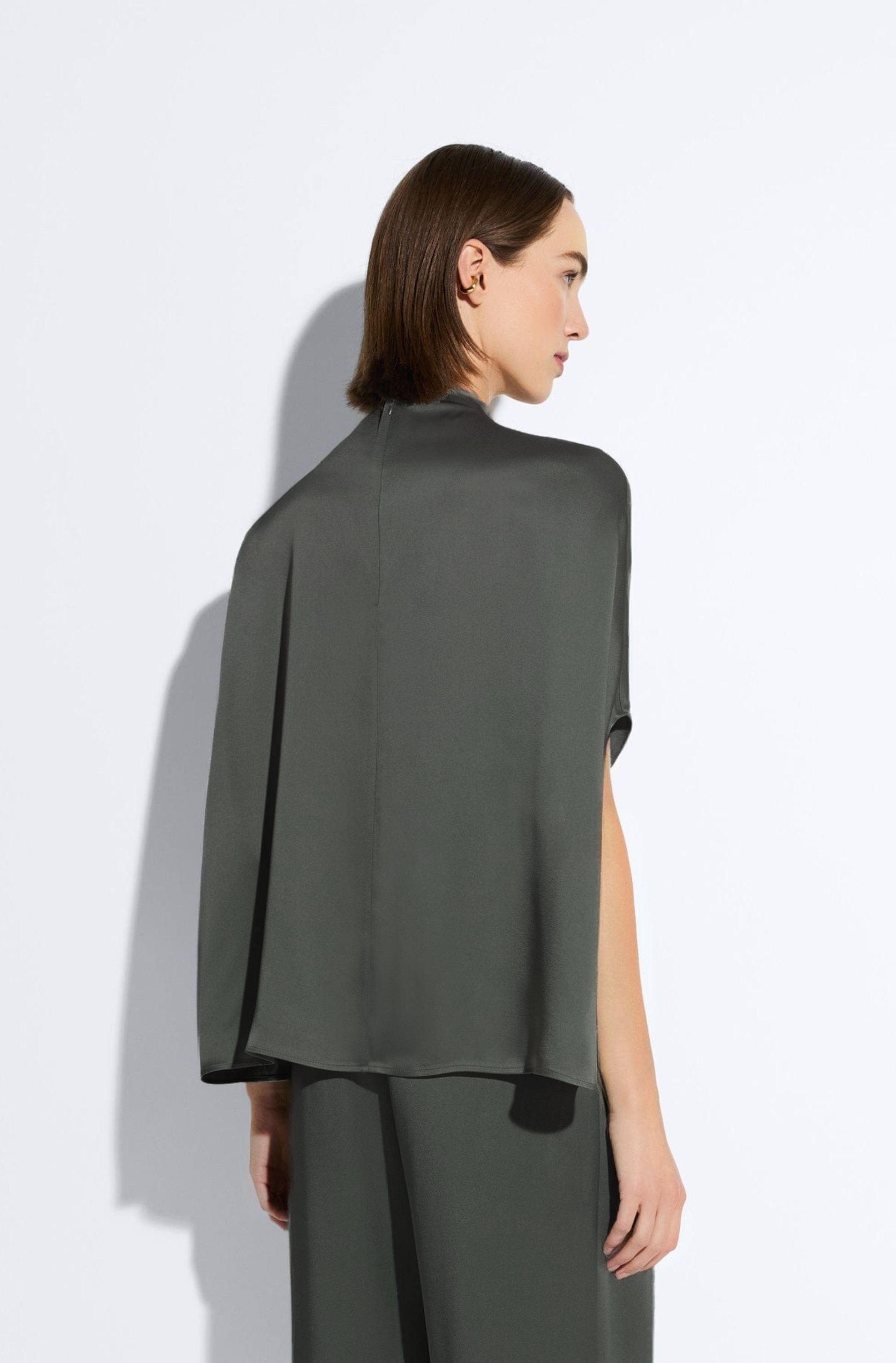Satin Cape Tee - LAPOINTE