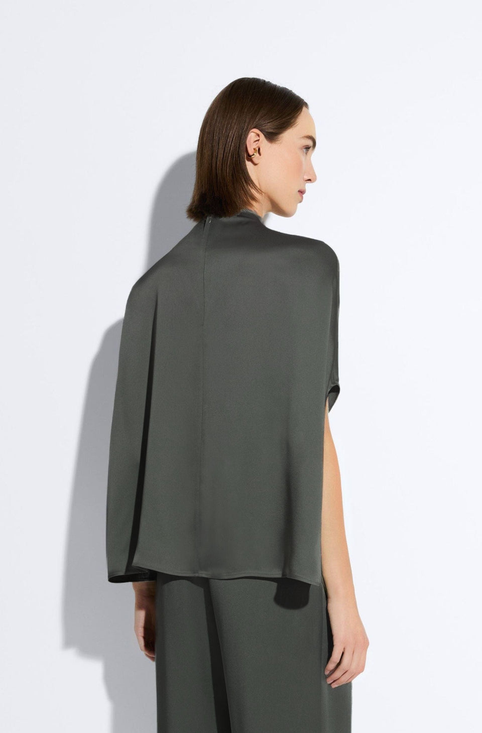 Satin Cape Tee - LAPOINTE