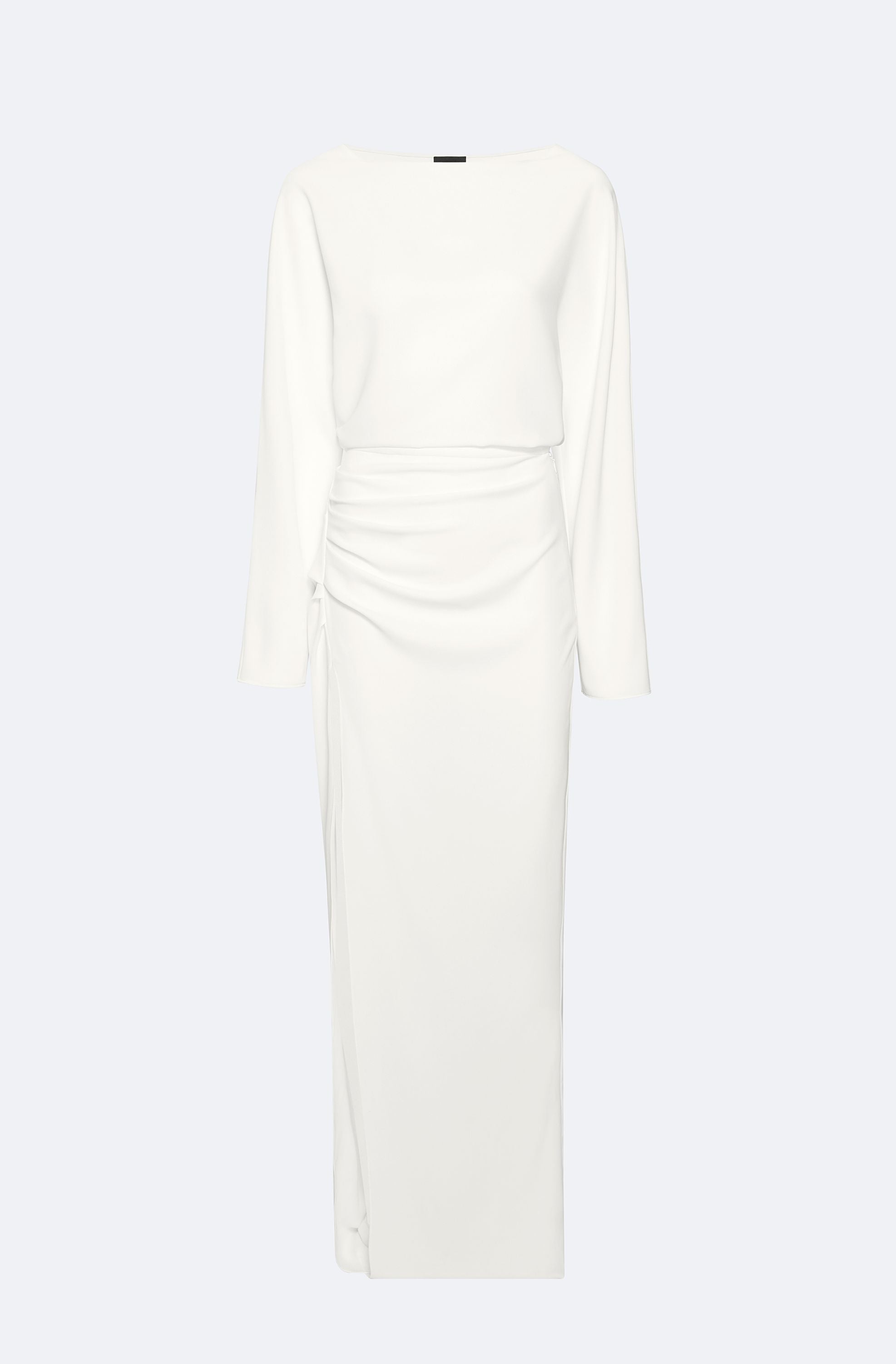 Stretch Drape Crepe Off The Shoulder Dress - LAPOINTE