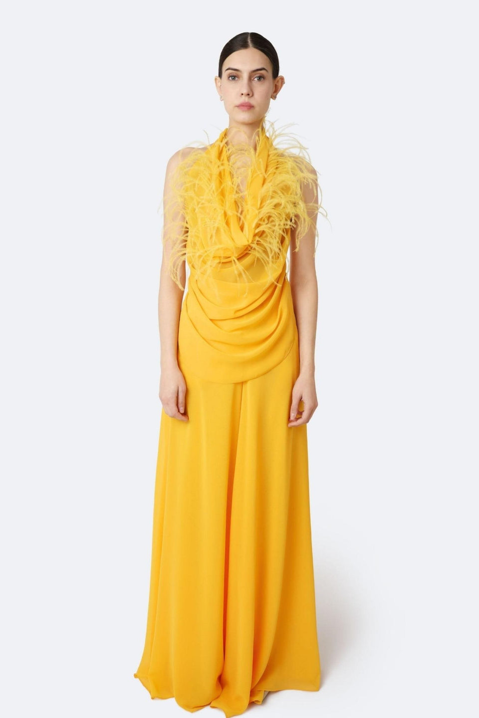 Lightweight Georgette Wide Leg Pant - LAPOINTE