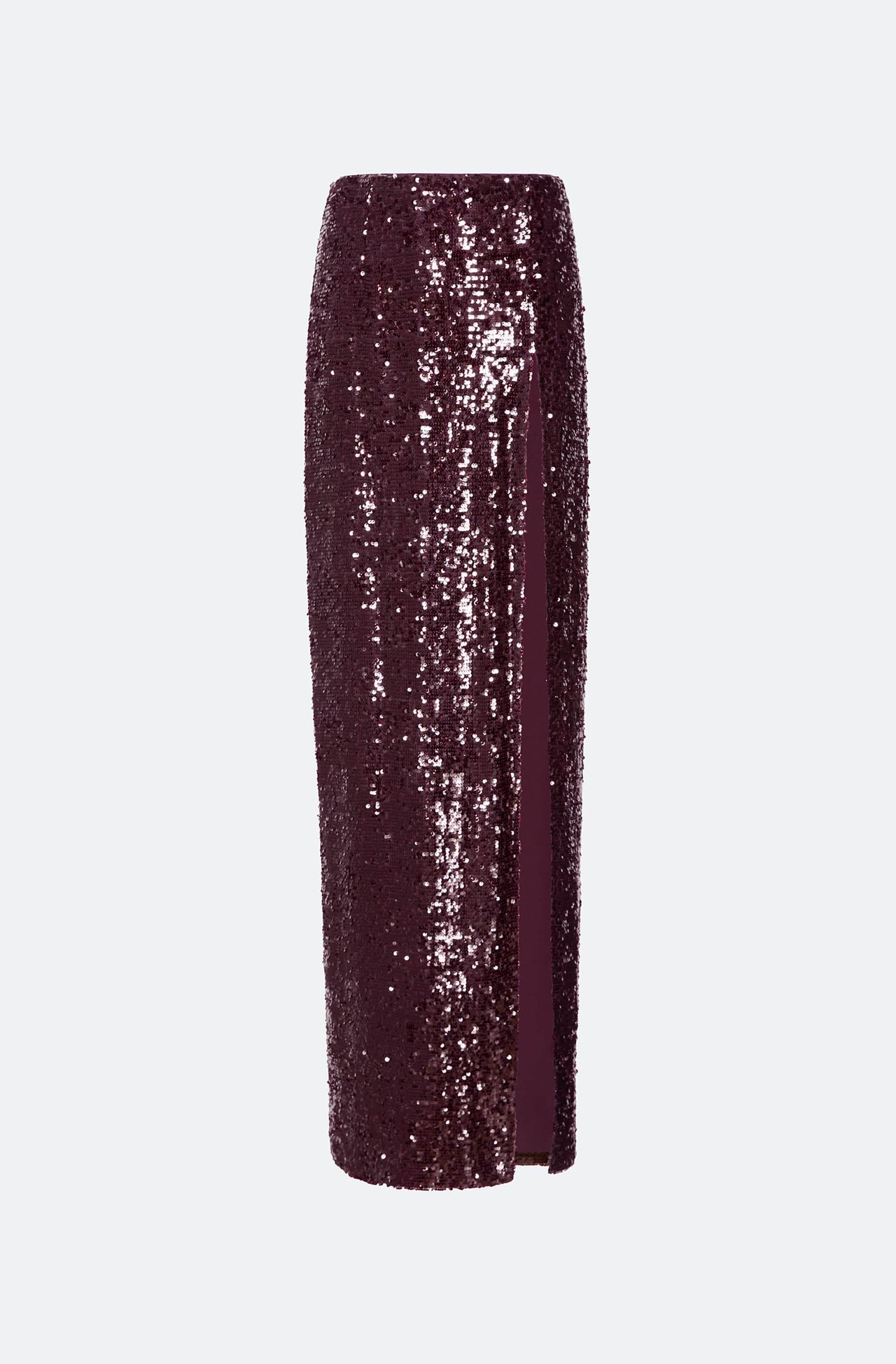 Sequin High Waist Slit Maxi Skirt - LAPOINTE