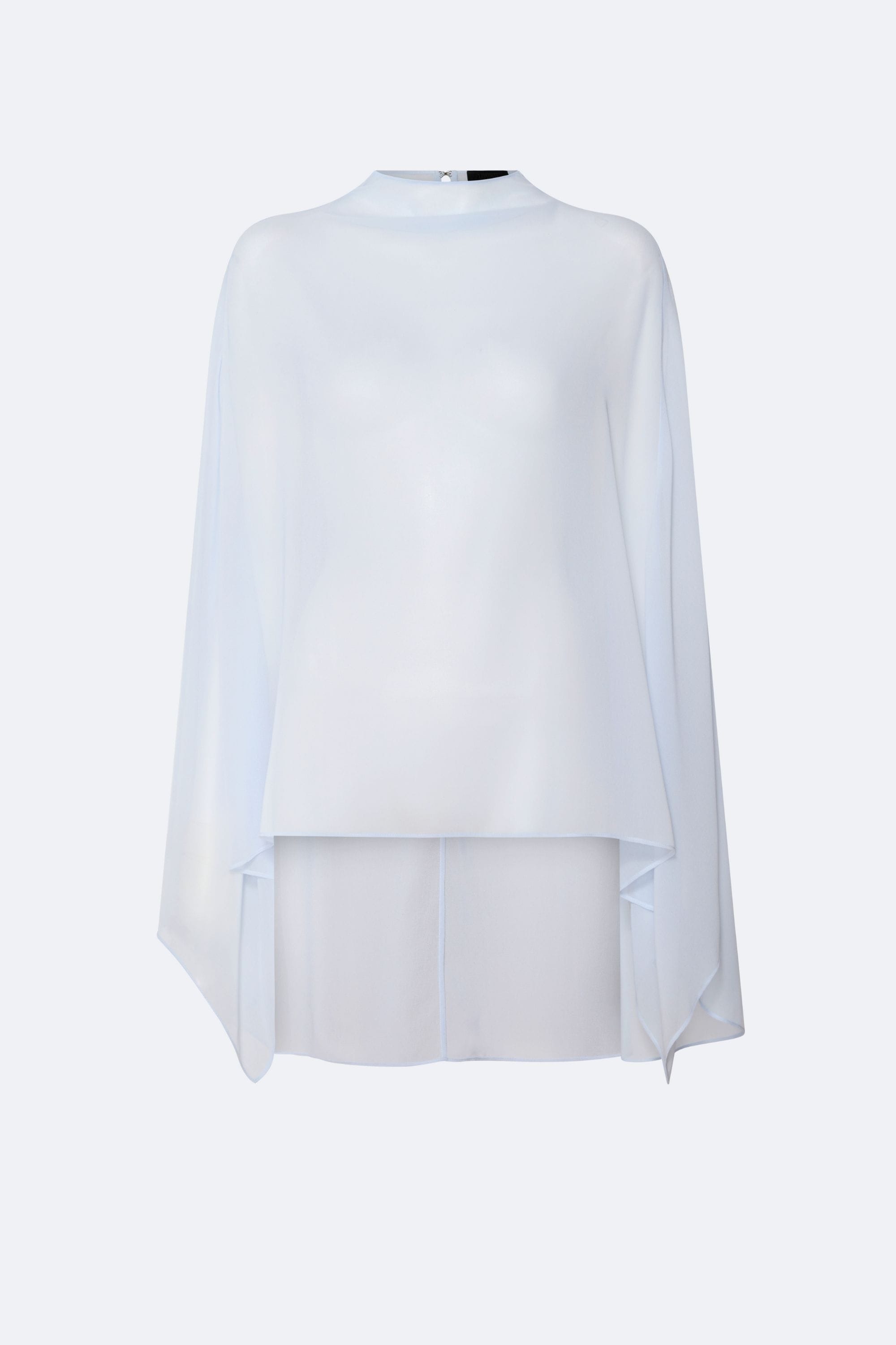 Lightweight Georgette Oversized Cape Tee - LAPOINTE