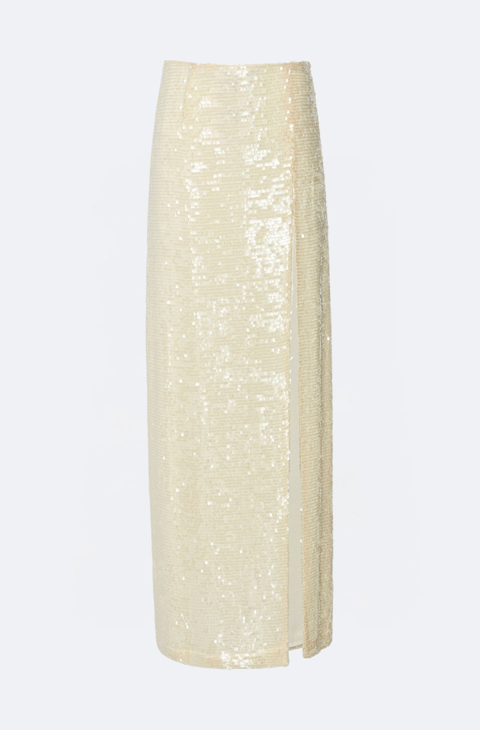 Sequin High Waist Slit Skirt - LAPOINTE