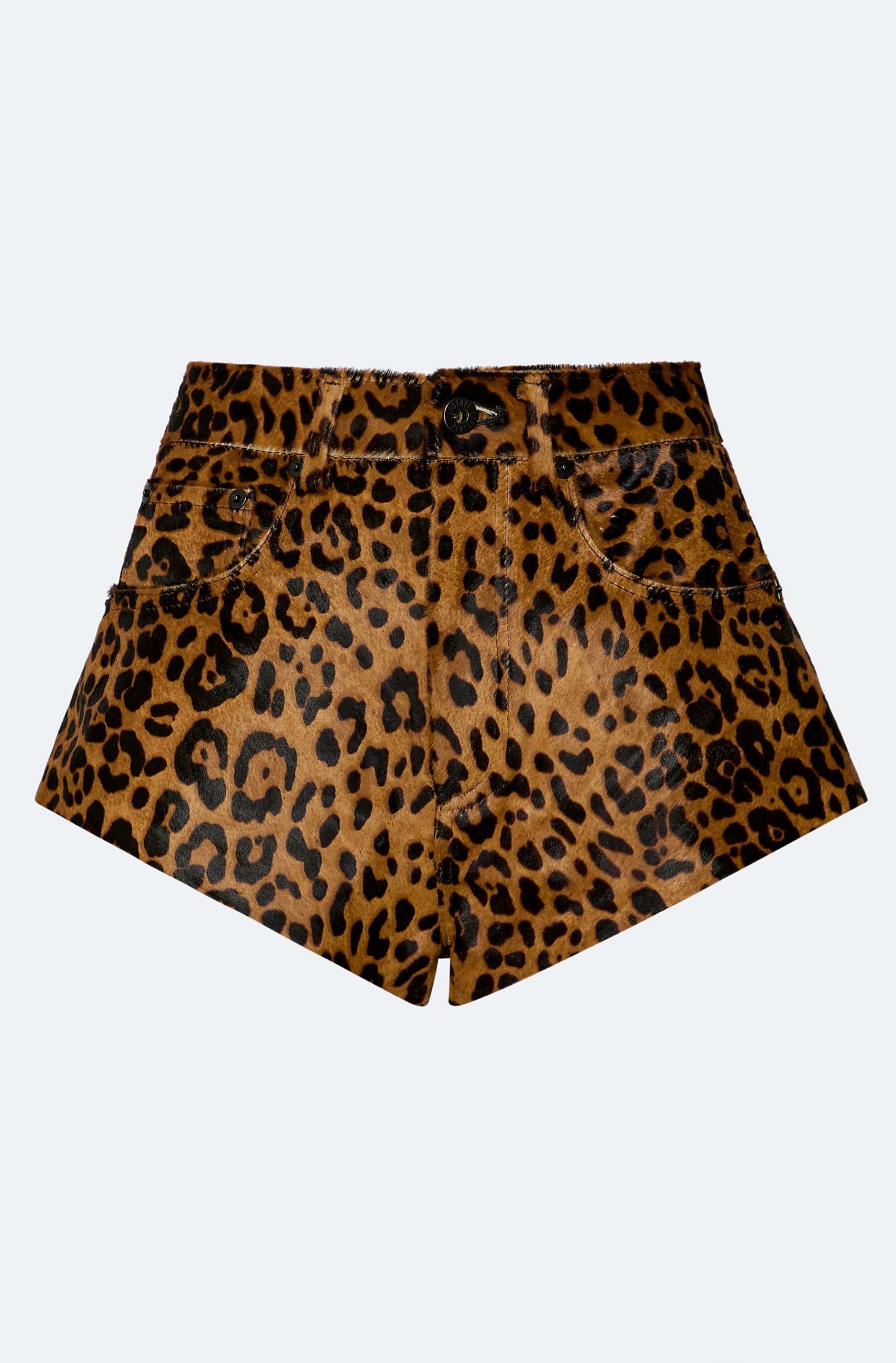 Leopard Calf Hair Mini Short - LAPOINTE